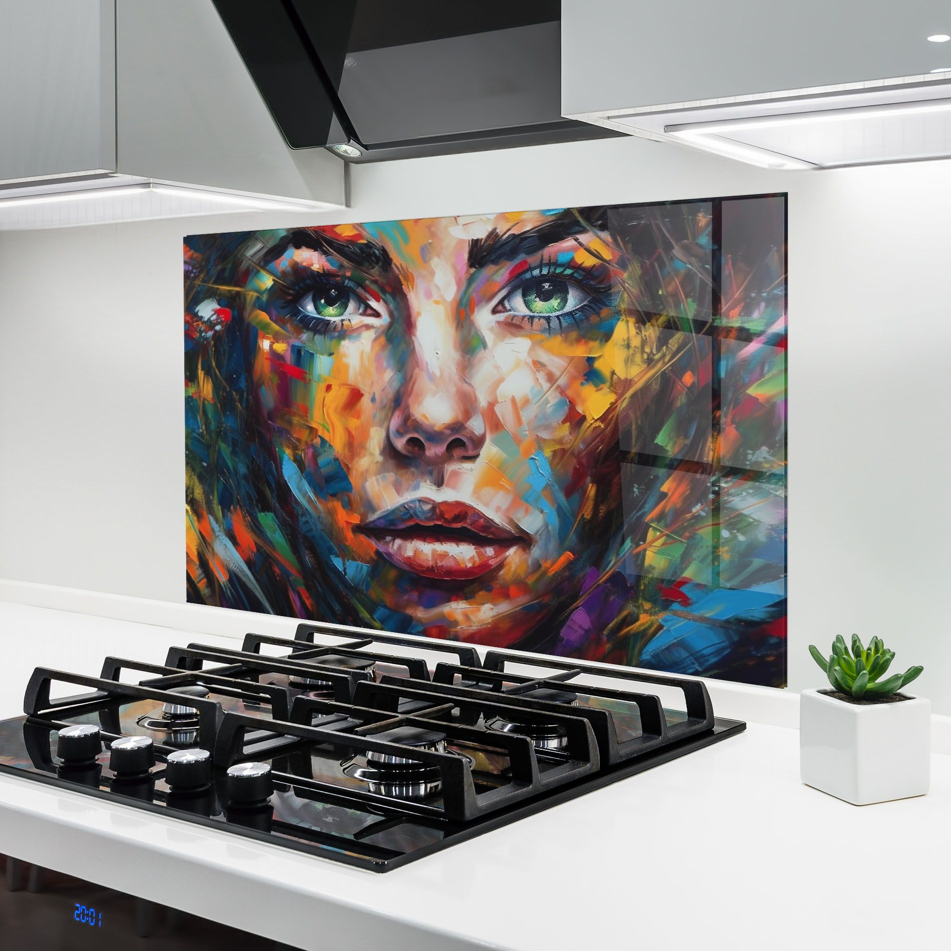 Vibrant Color Woman Paint mockup 6