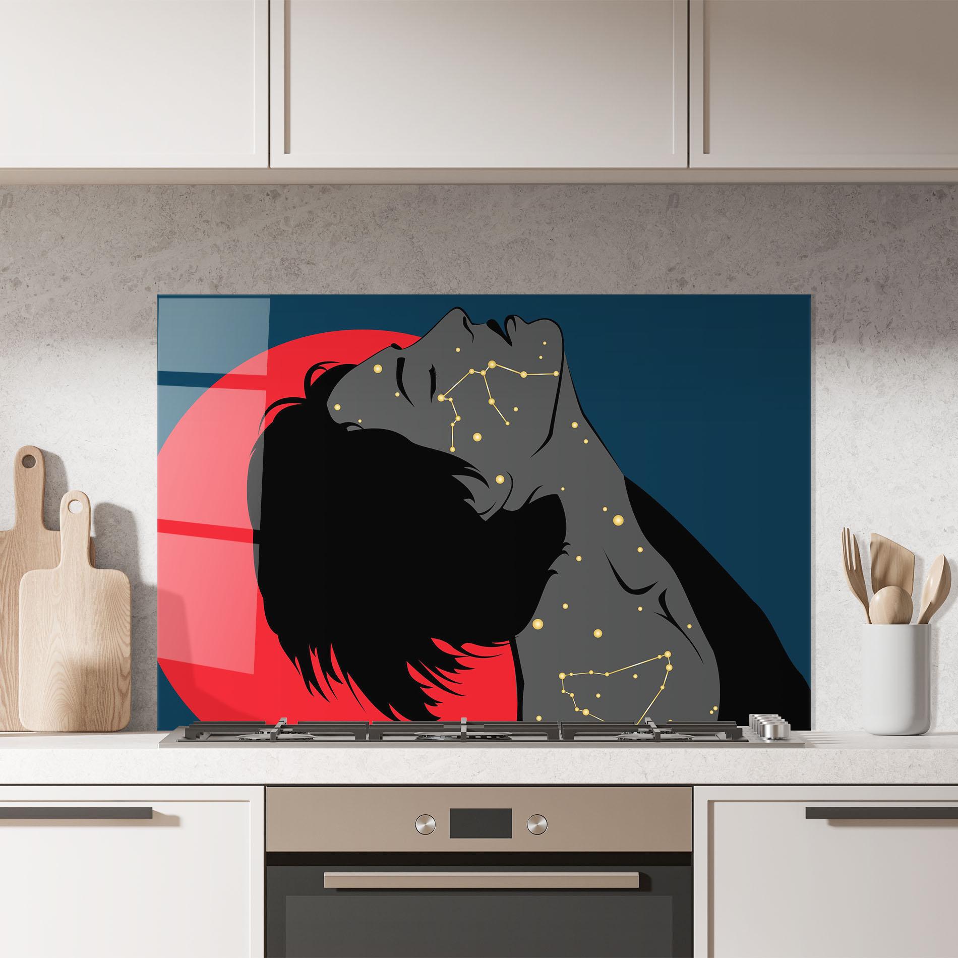 Panou Sticla Bucatarie Woman Galaxy mockup 7