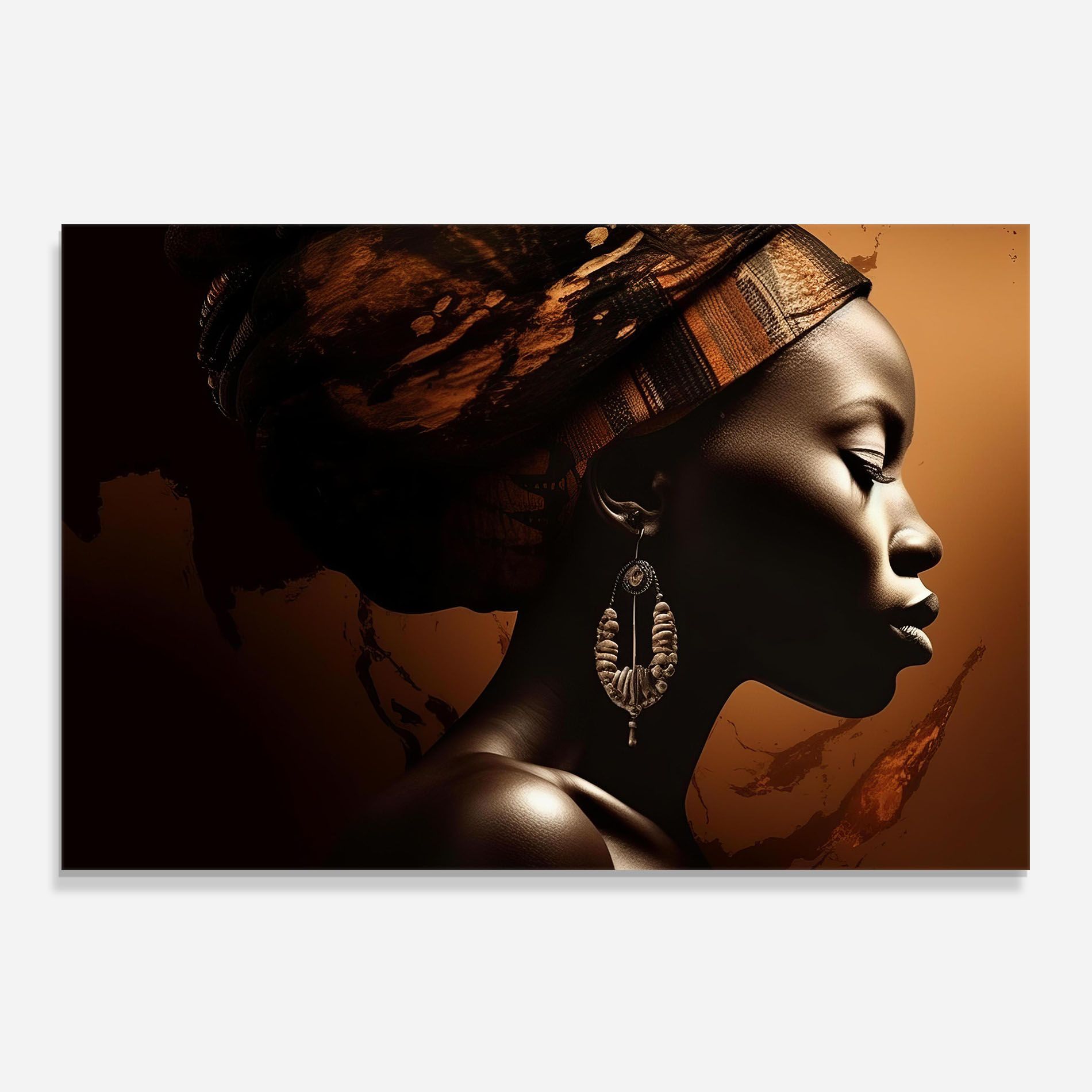 Interesting African Earrings mockup 0