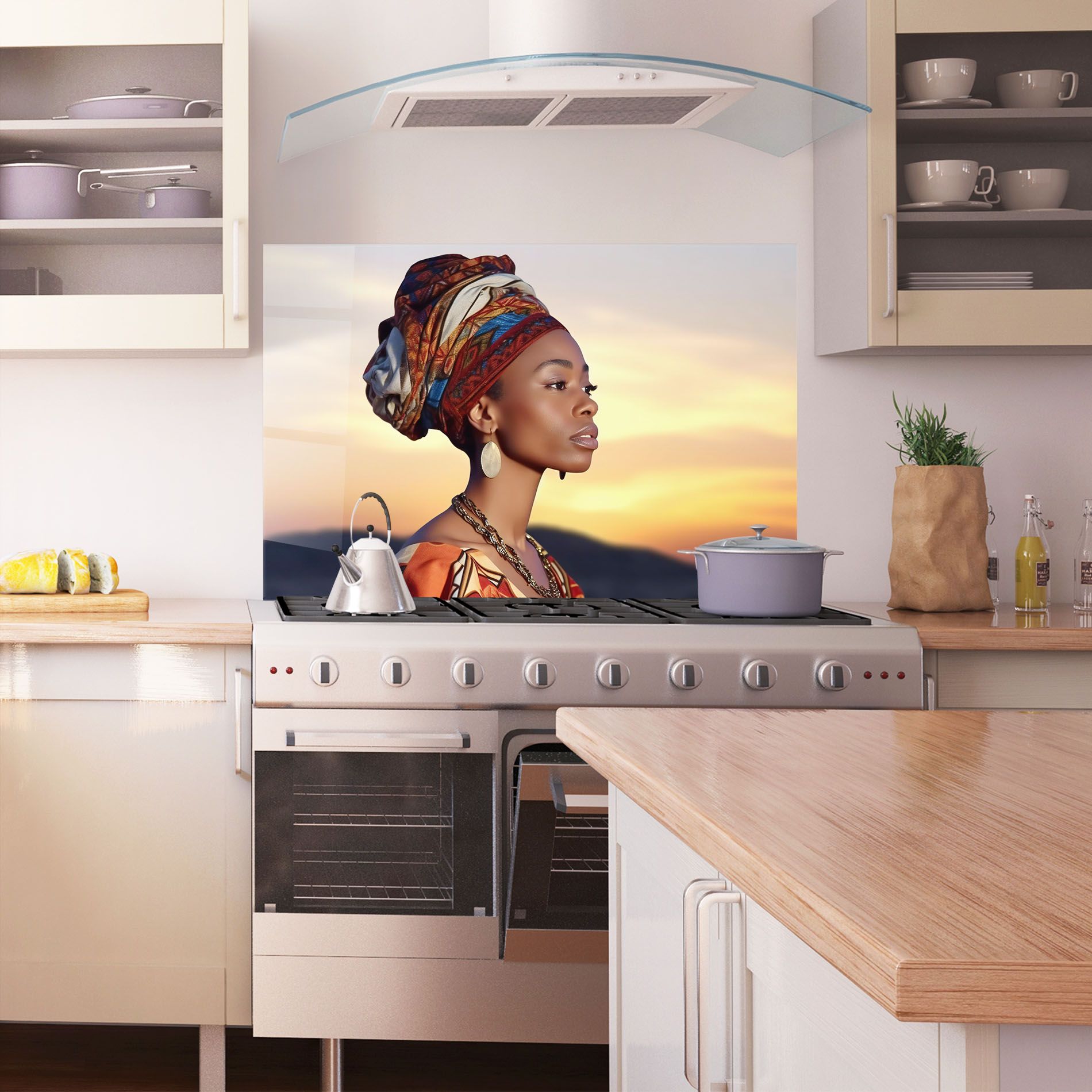 Beautiful African Sunset mockup 1