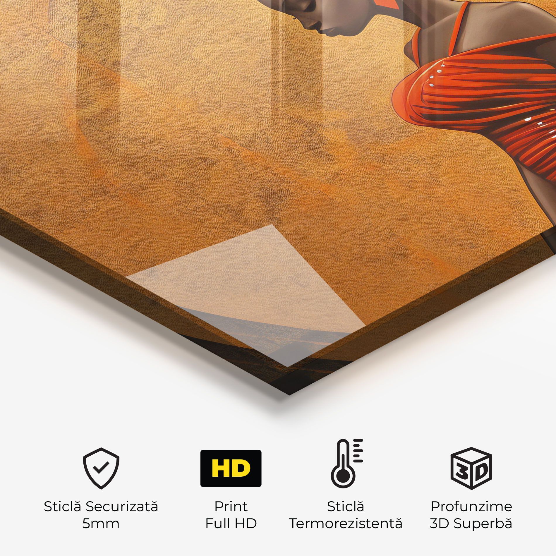 Beautiful African Red Dress mockup 2