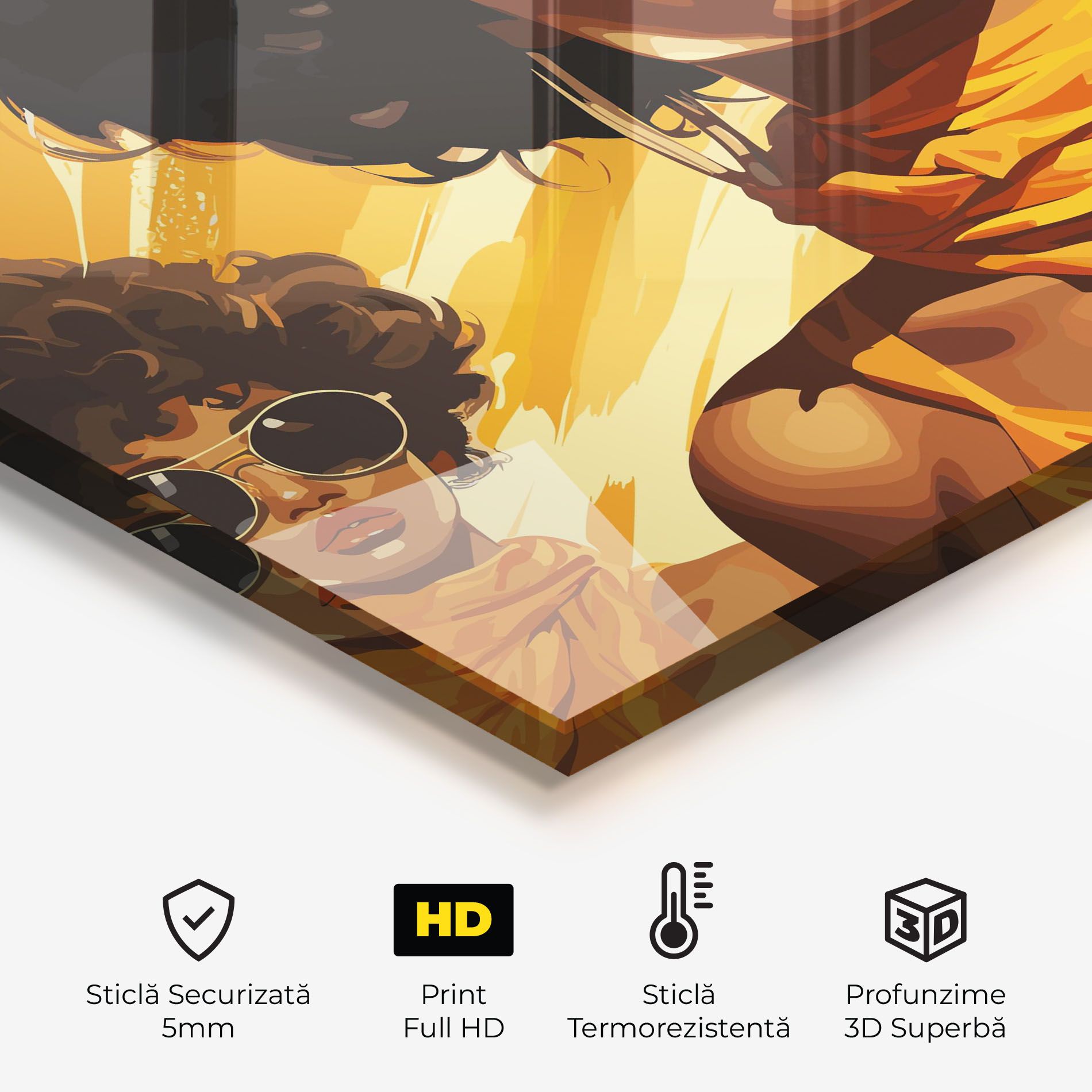 Yellow African Scarf mockup 2