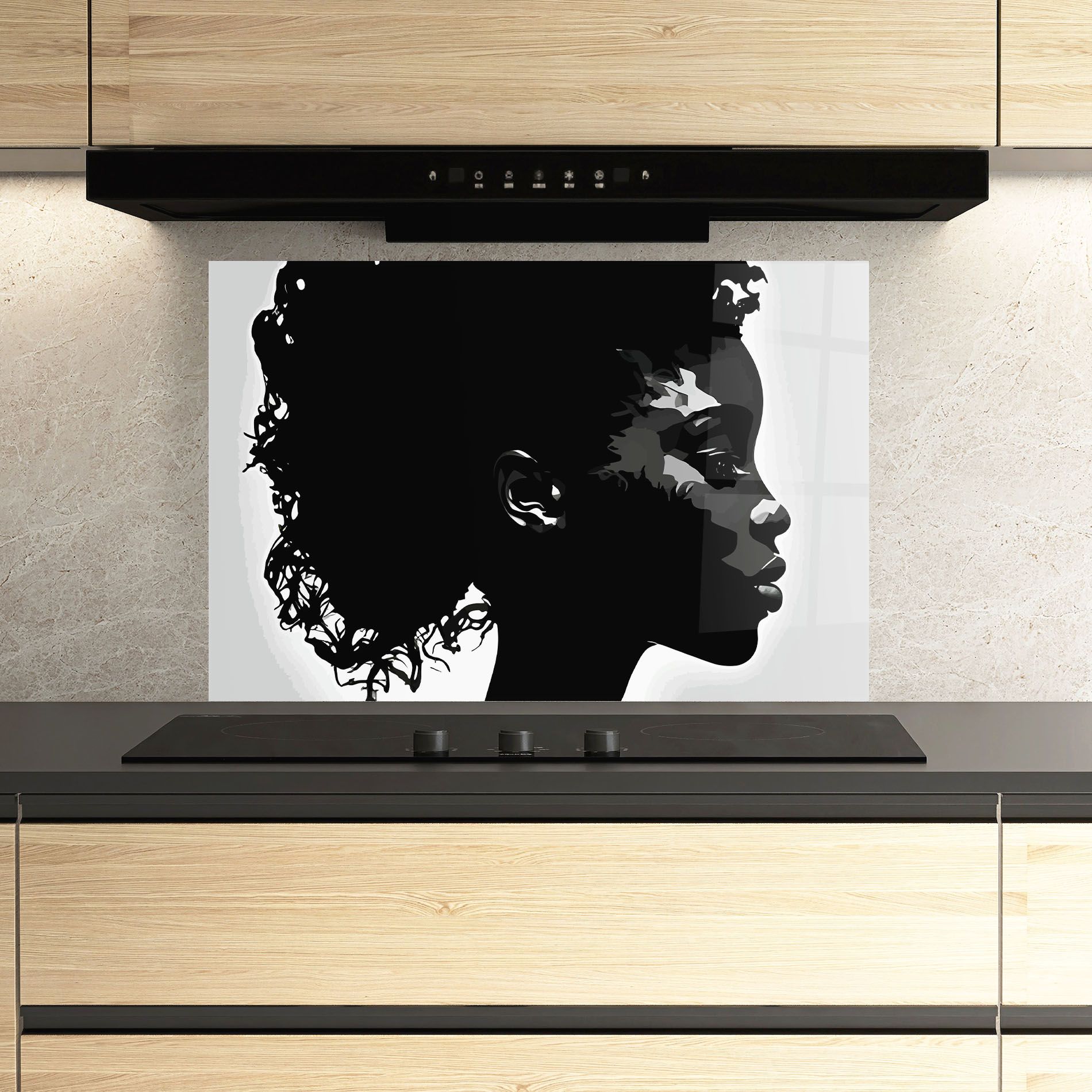 Black African Woman mockup 3