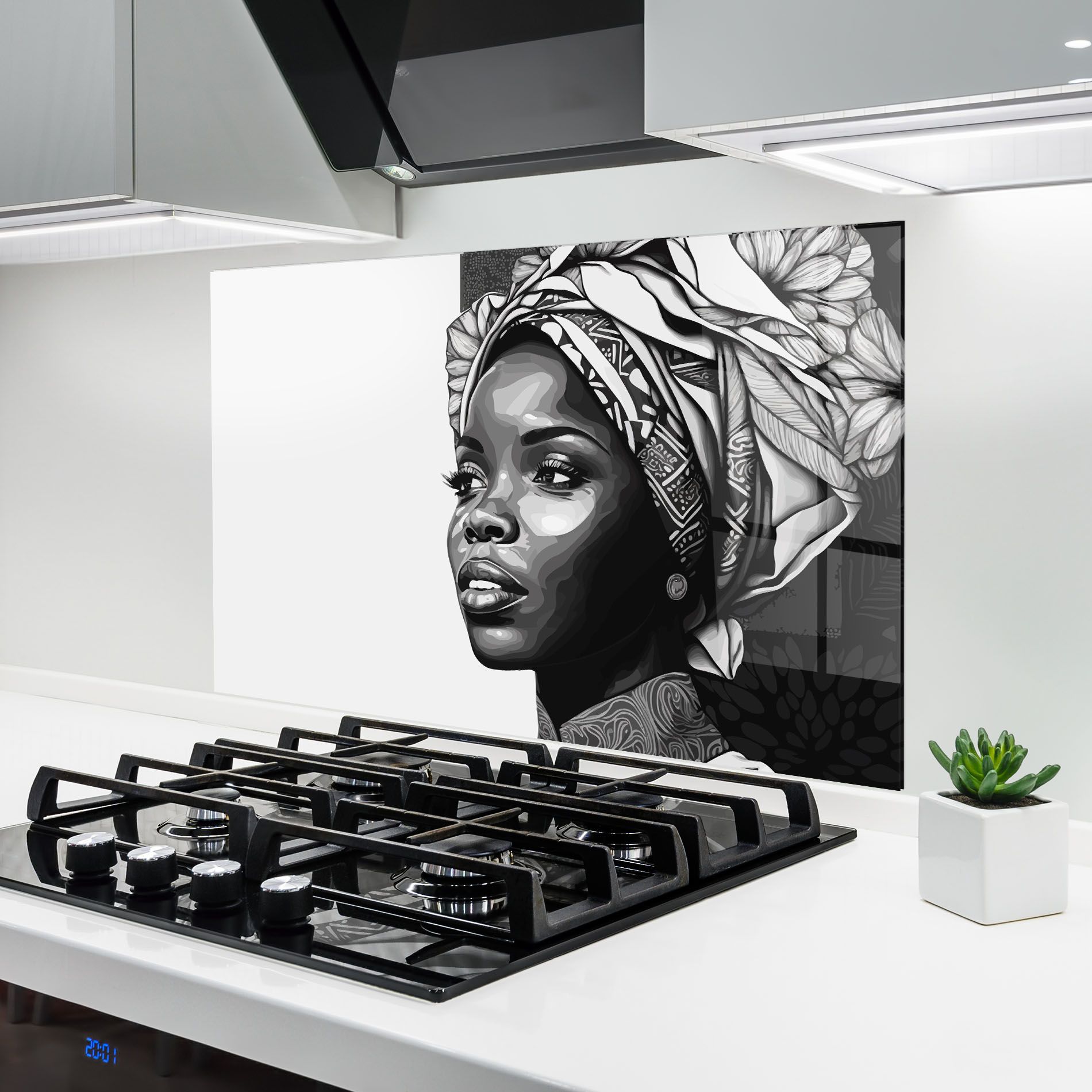 Pretty African Woman mockup 6