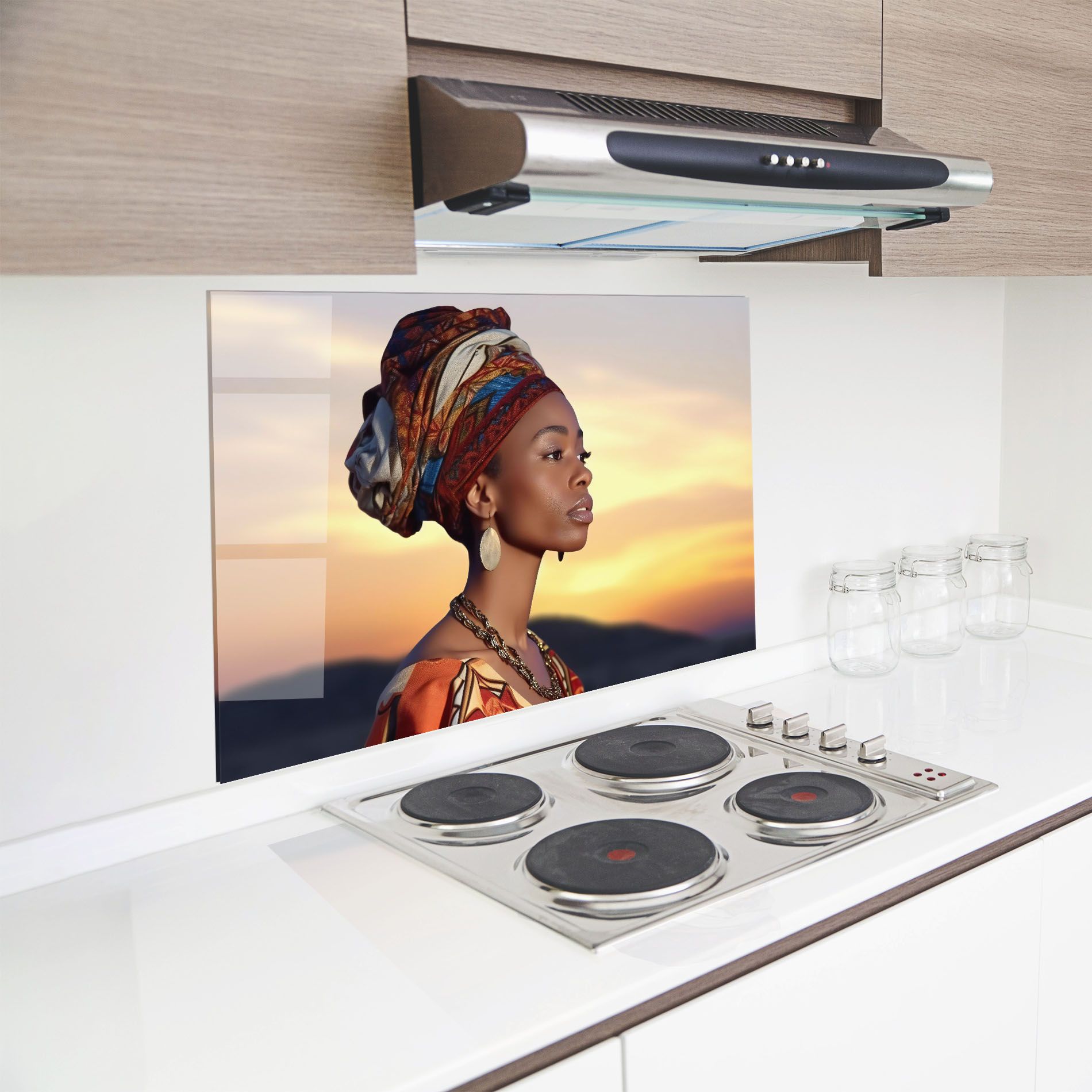 Beautiful African Sunset mockup 8