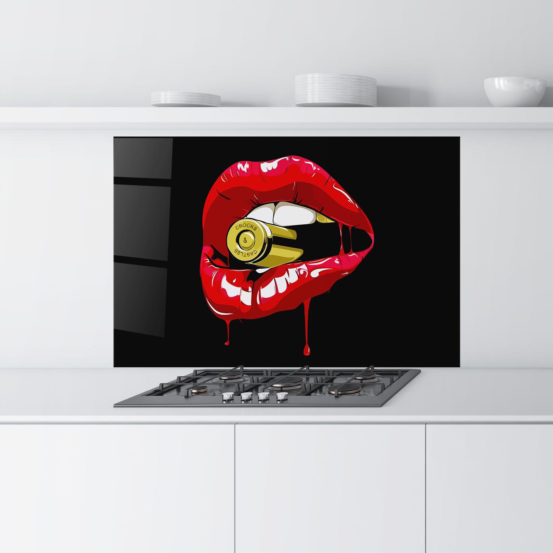 Panou Sticla Bucatarie Bullet Lips mockup 9