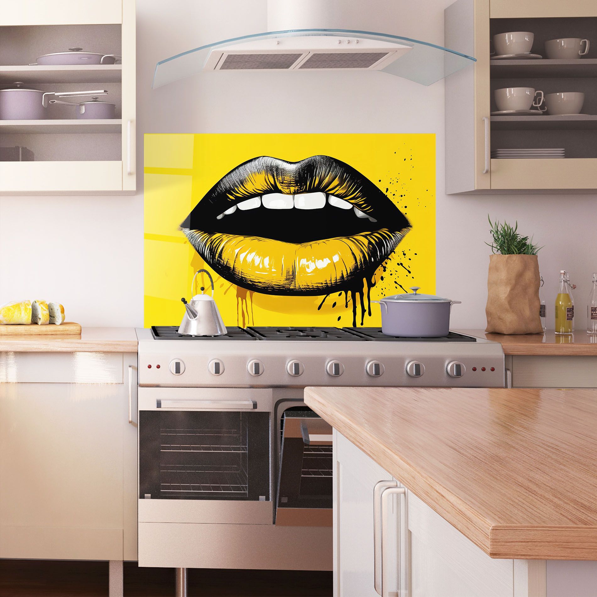 Black Yellow Lips mockup 1