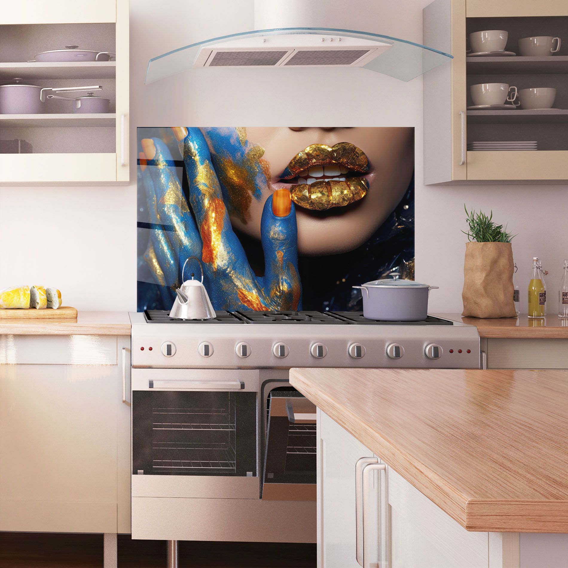 Blue Hand Lips mockup 1