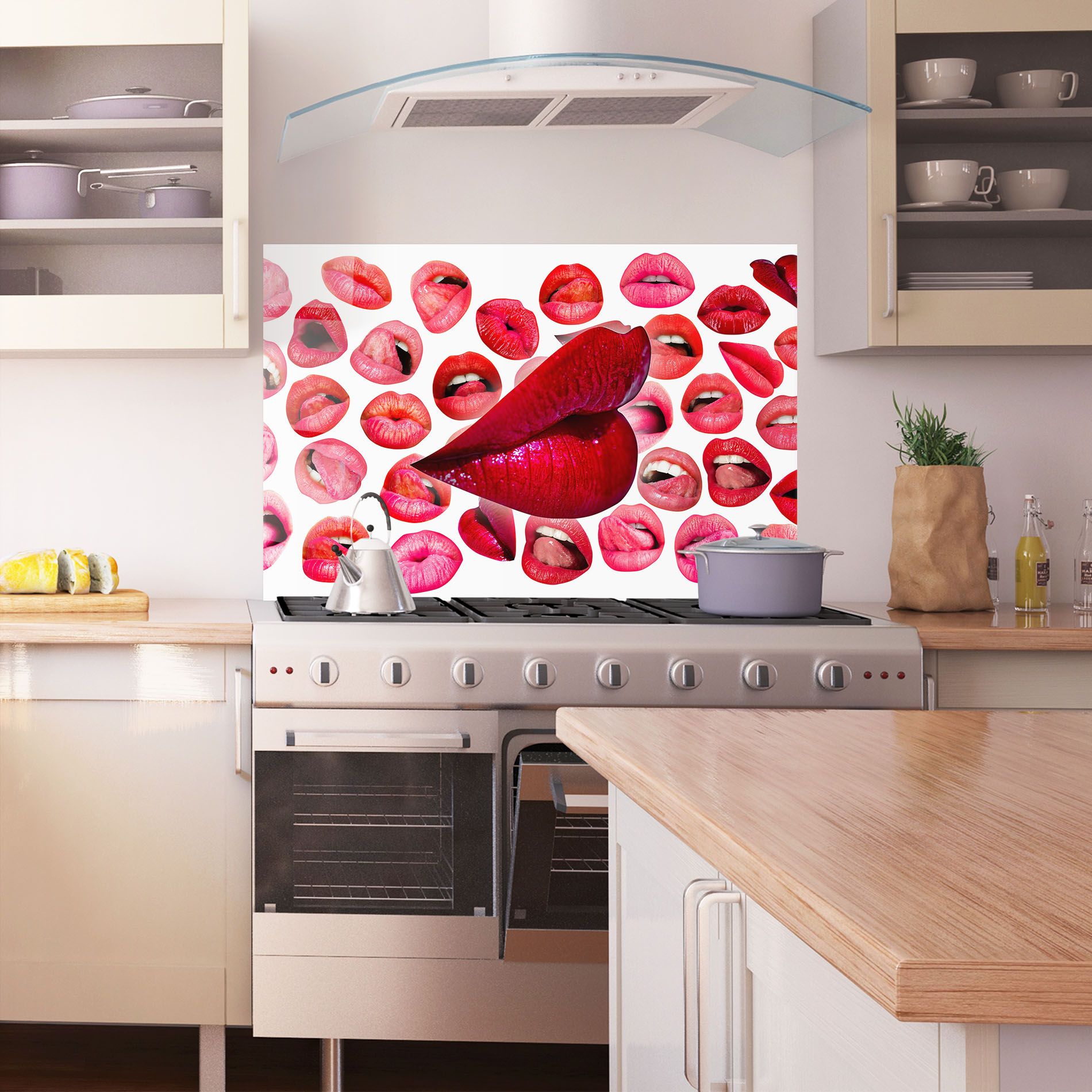 Red Lip Female mockup 1