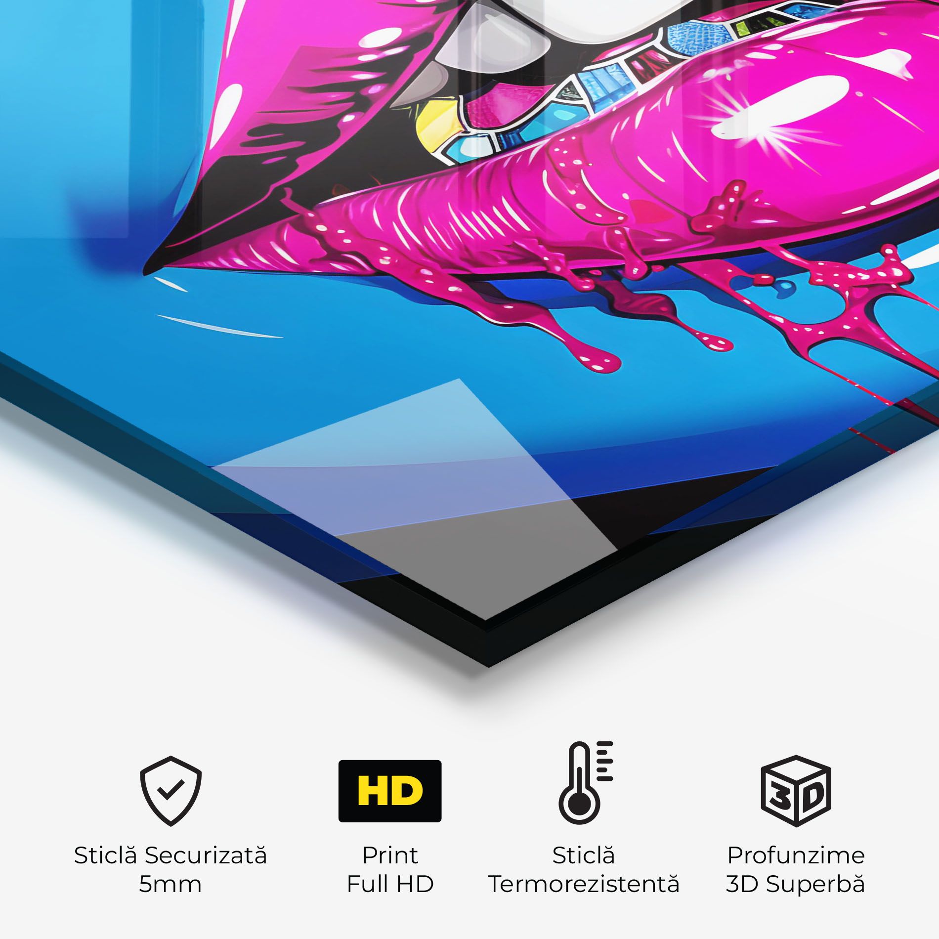 Blue Pink Lips Art mockup 2