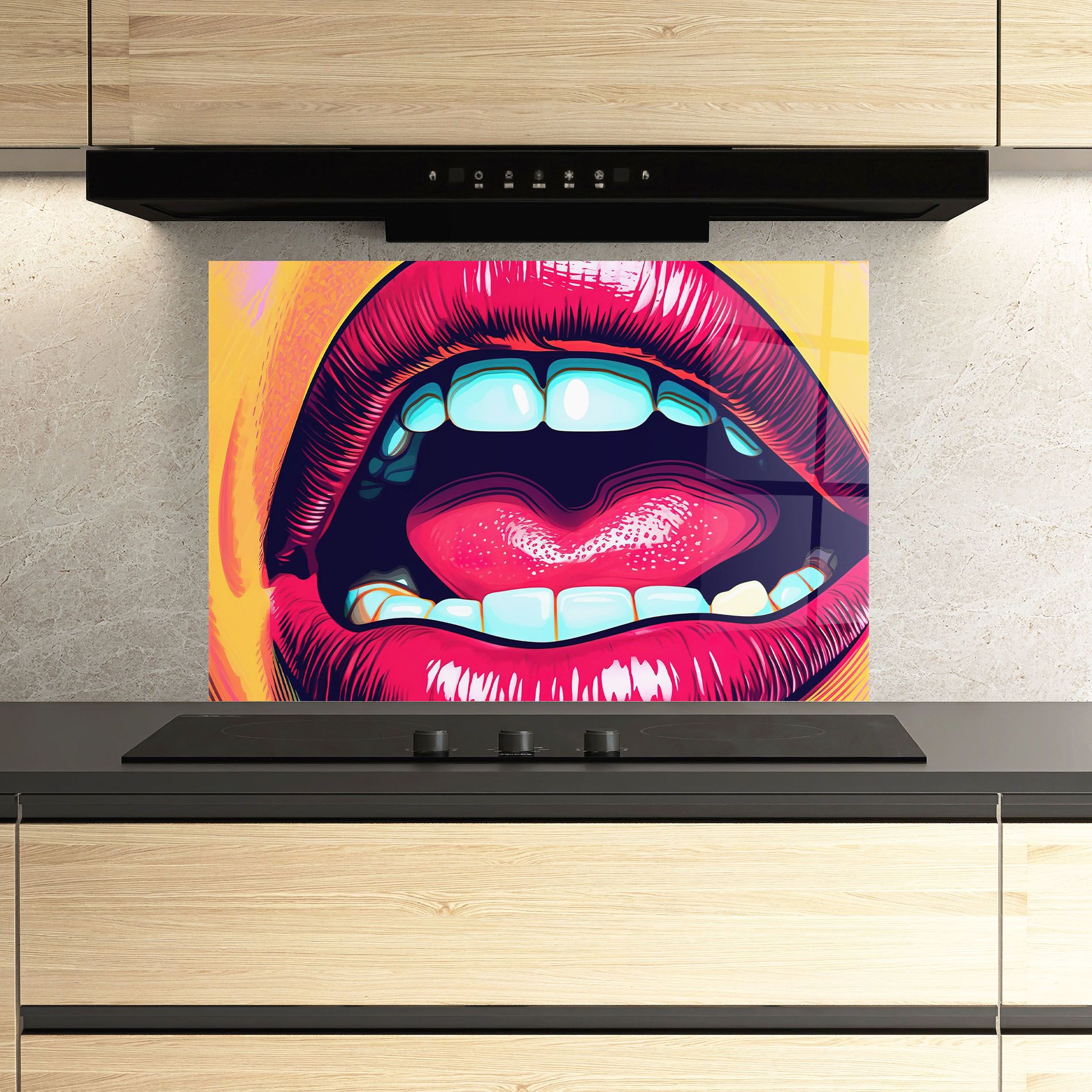 Lips Pop Art mockup 3