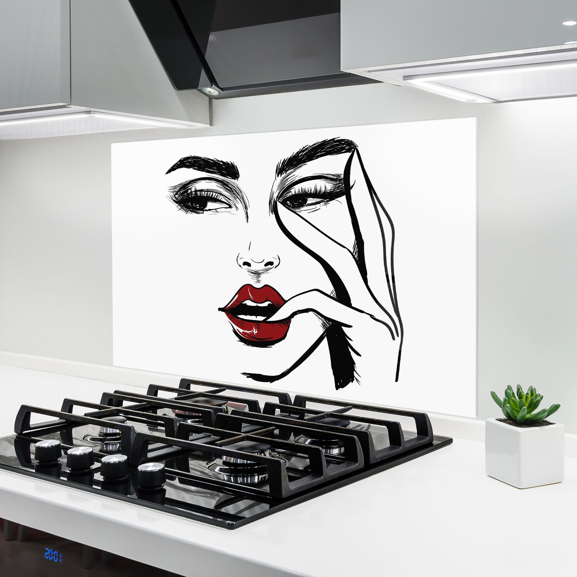 Red Lips Looking mockup 6