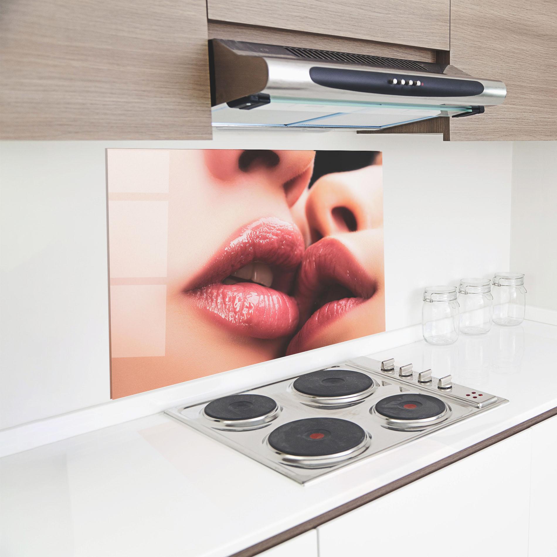 Panou Sticla Bucatarie Beautiful Lips mockup 8