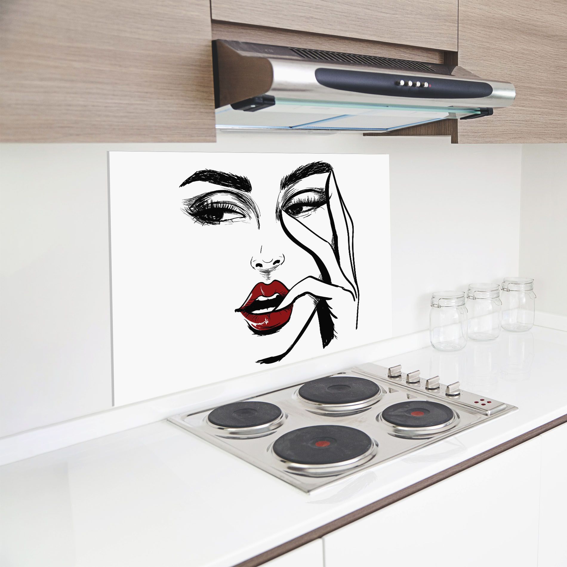 Red Lips Looking mockup 8