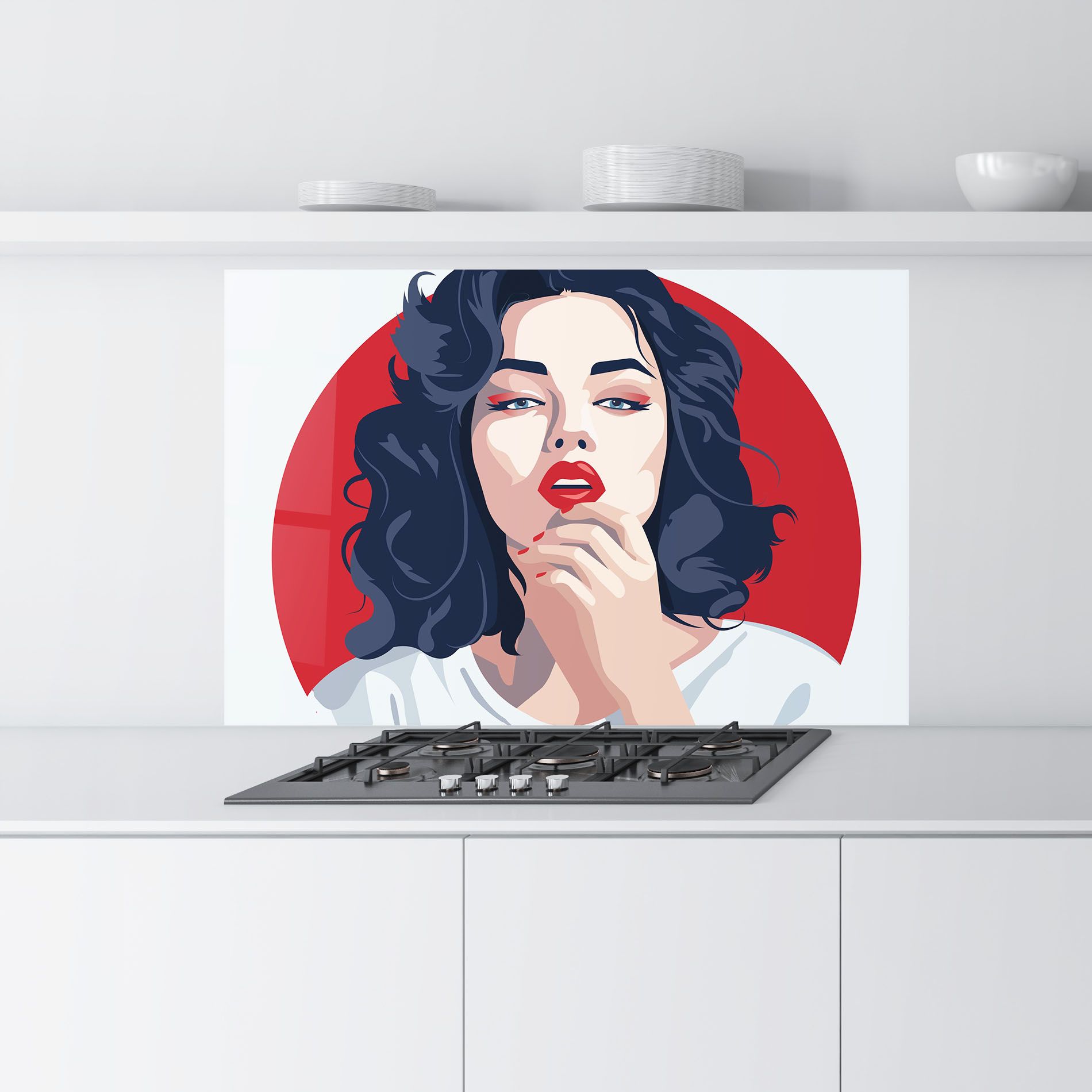 Red Lips Portrait mockup 9