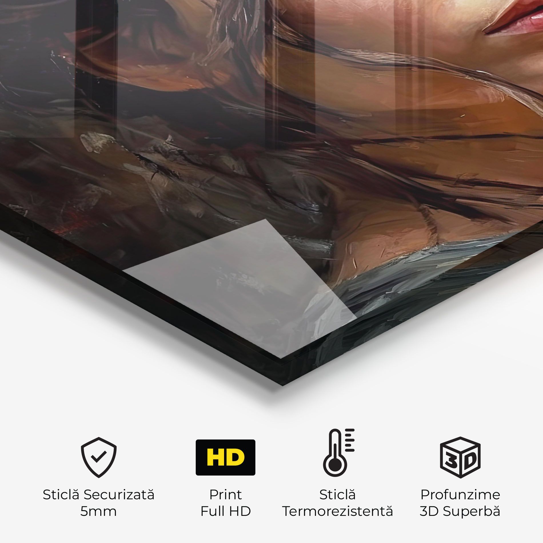 Closeup Impasto Portrait mockup 2