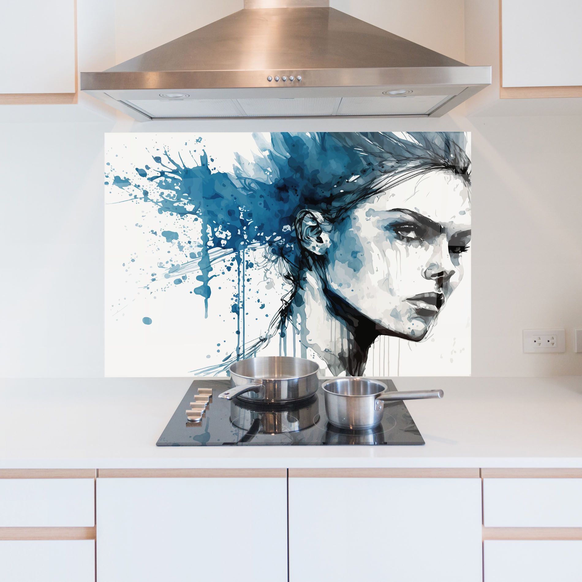 Blue Splash Portrait mockup 5