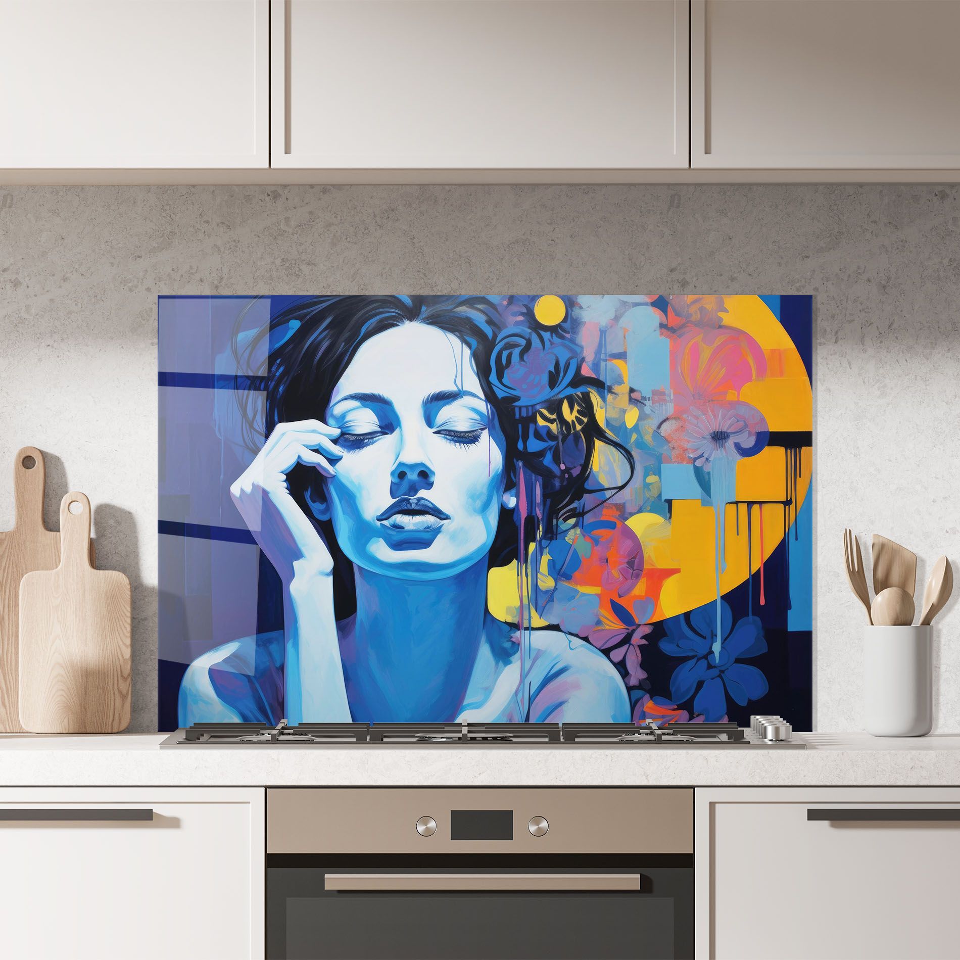 Photographic Blue Image mockup 7