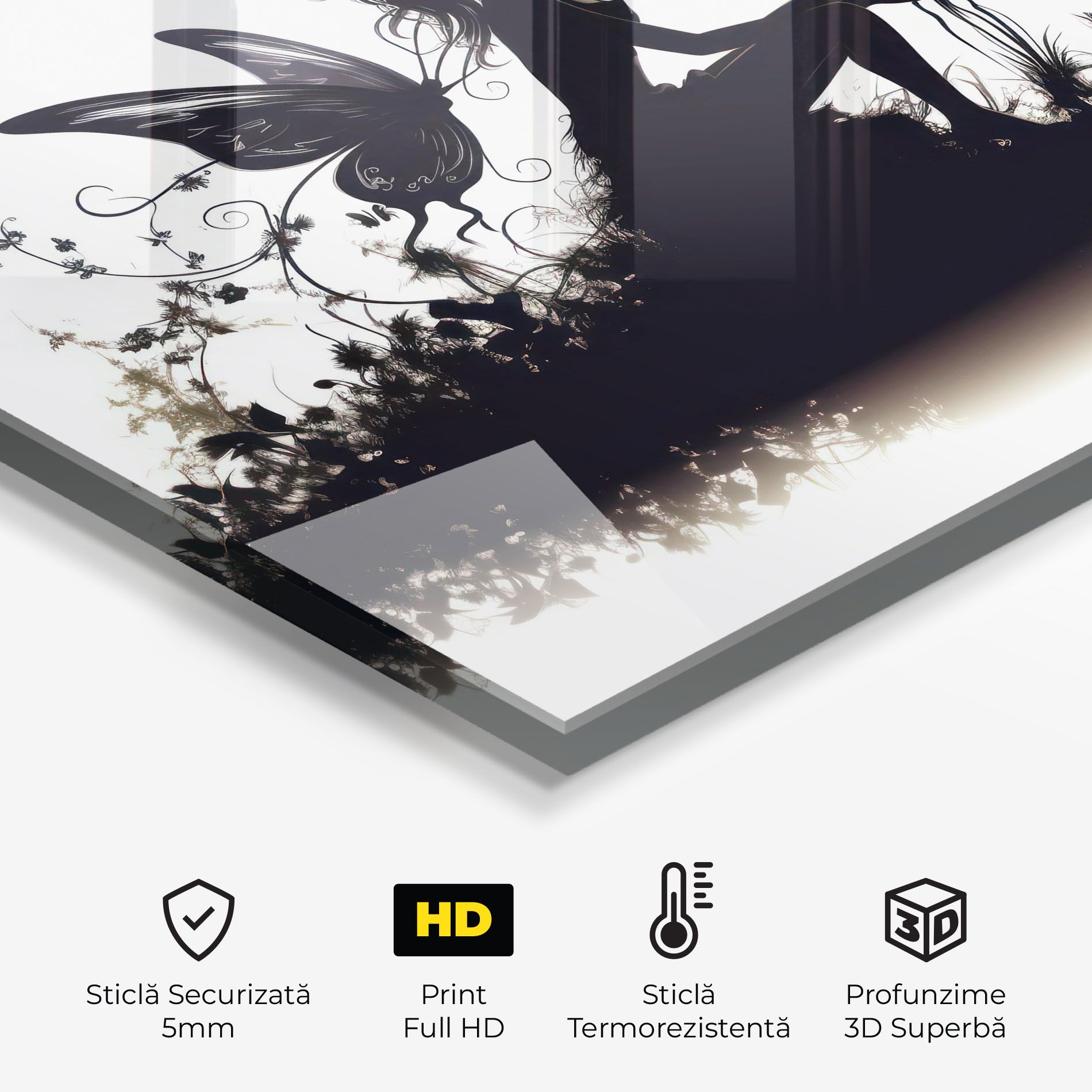 Butterfly Woman Shilouette mockup 2