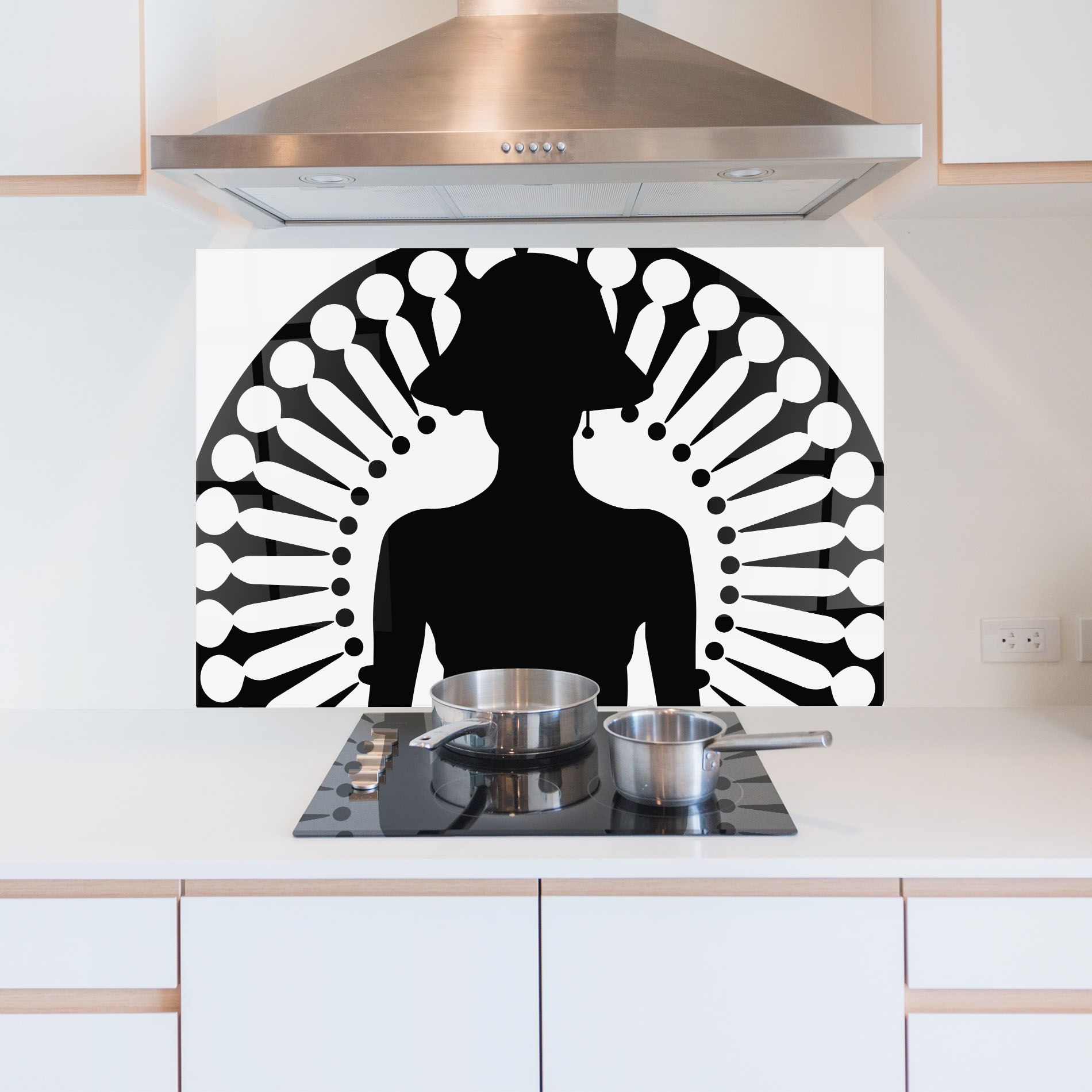 Black Shilouette Lady mockup 5