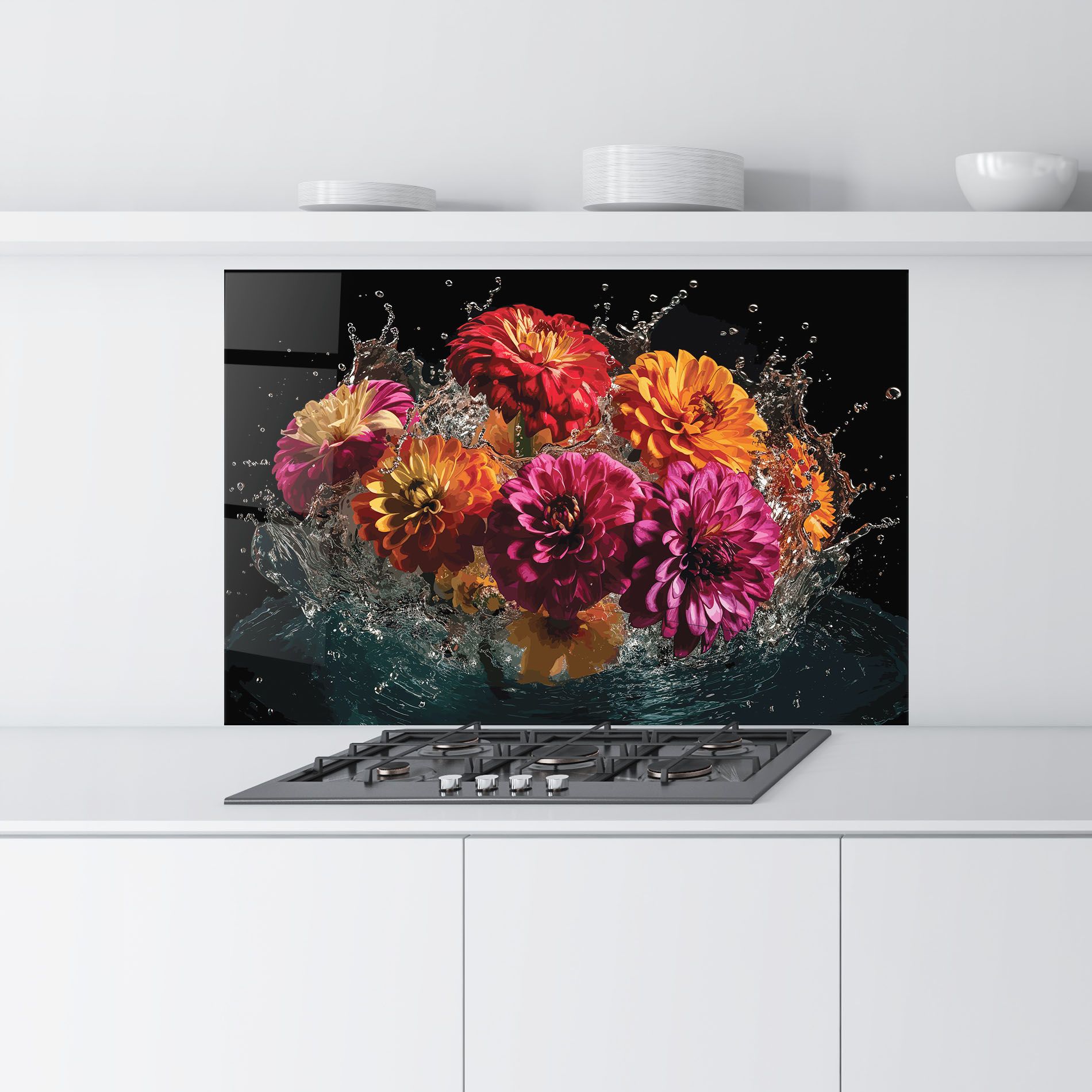 Flower Water Splash mockup 9