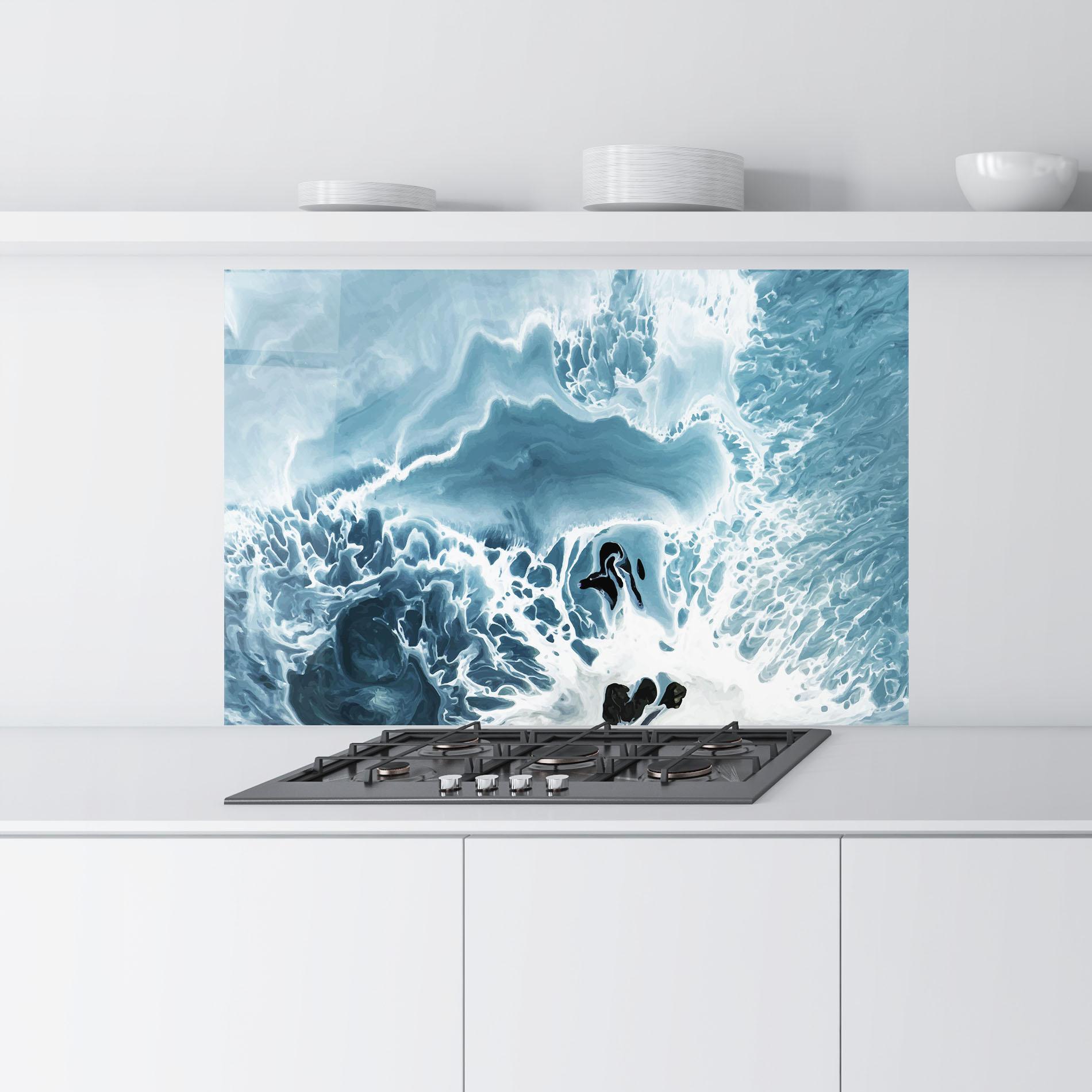 Panou Sticla Bucatarie Light Blue Ocean mockup 9