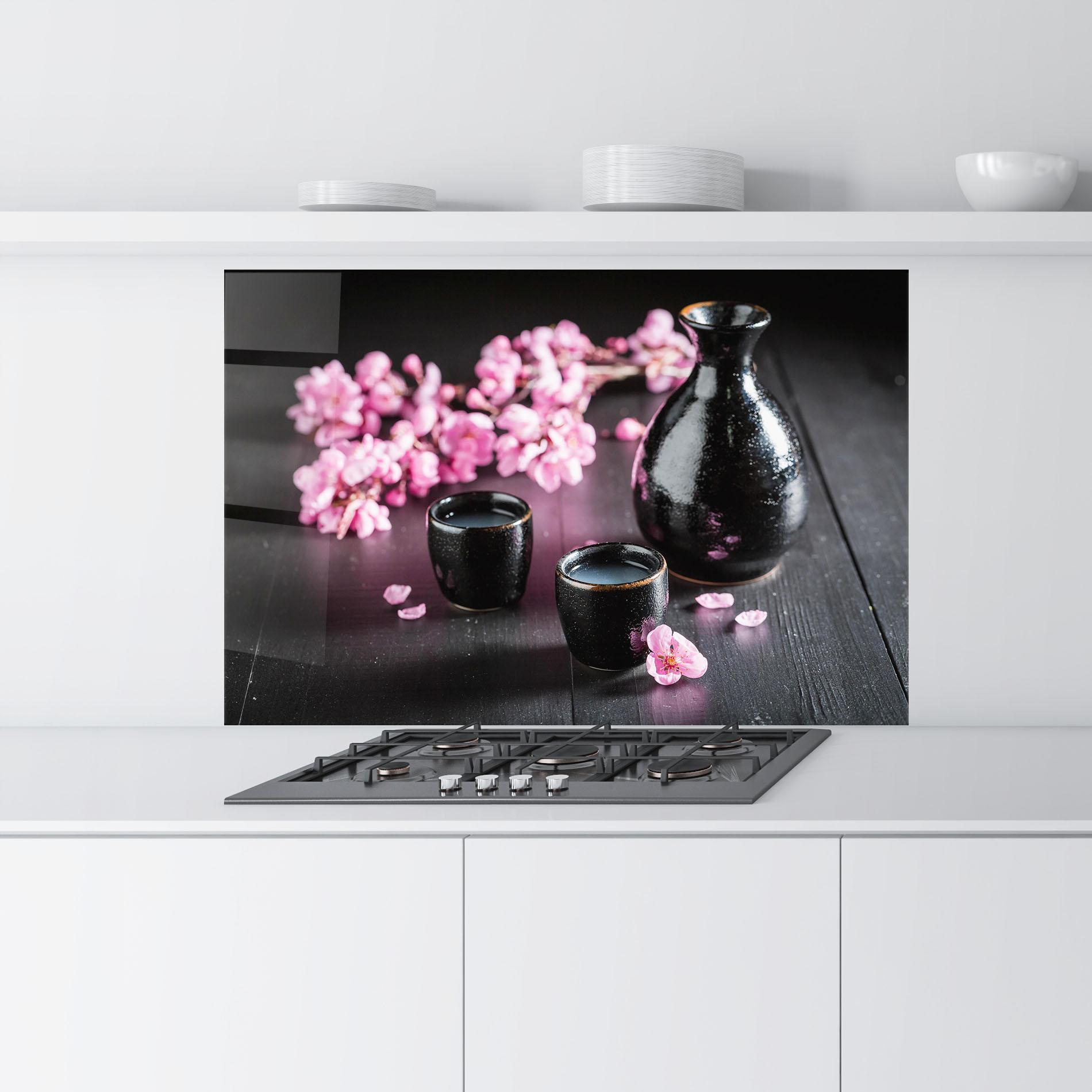 Panou Sticla Bucatarie Pink Drink Cup mockup 9