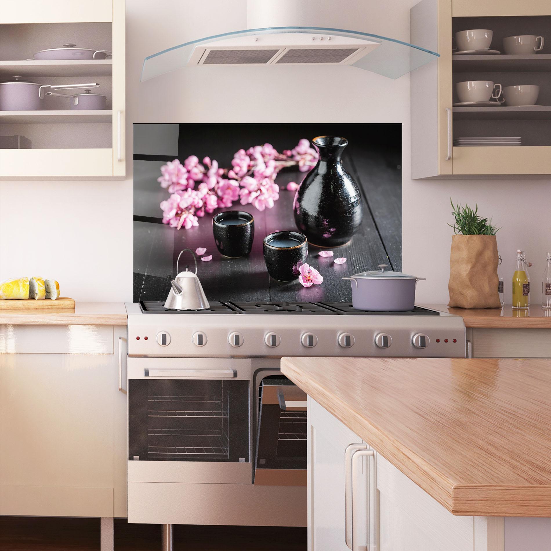 Panou Sticla Bucatarie Pink Drink Cup mockup 1