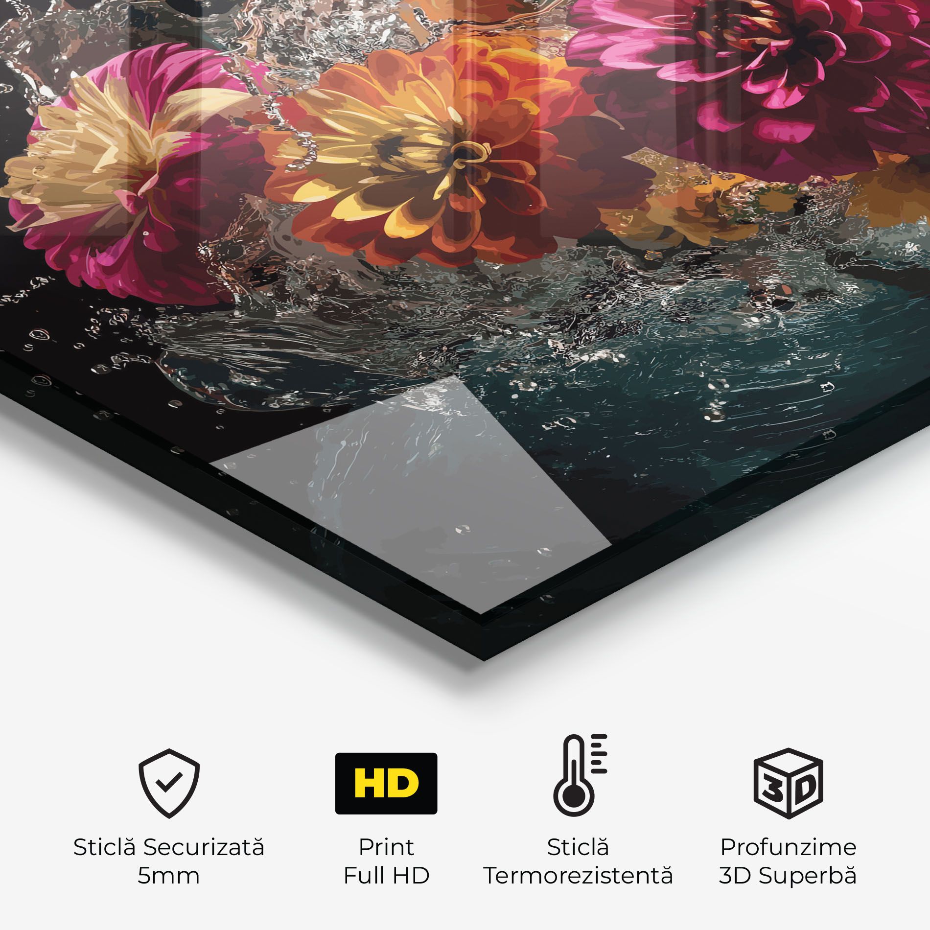 Flower Water Splash mockup 2