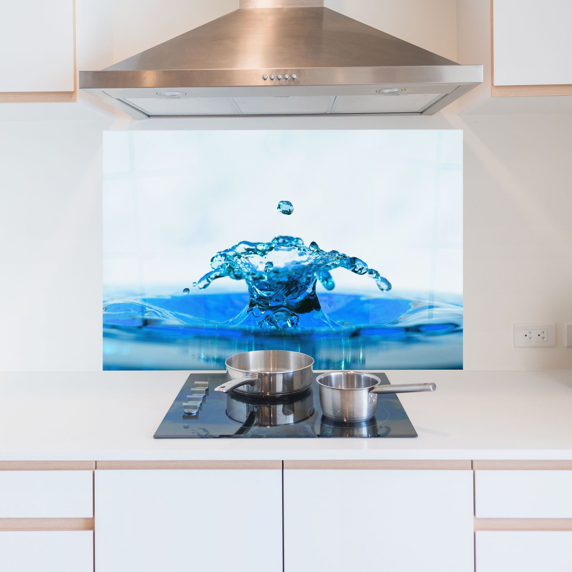 Blue Water Splash mockup 5