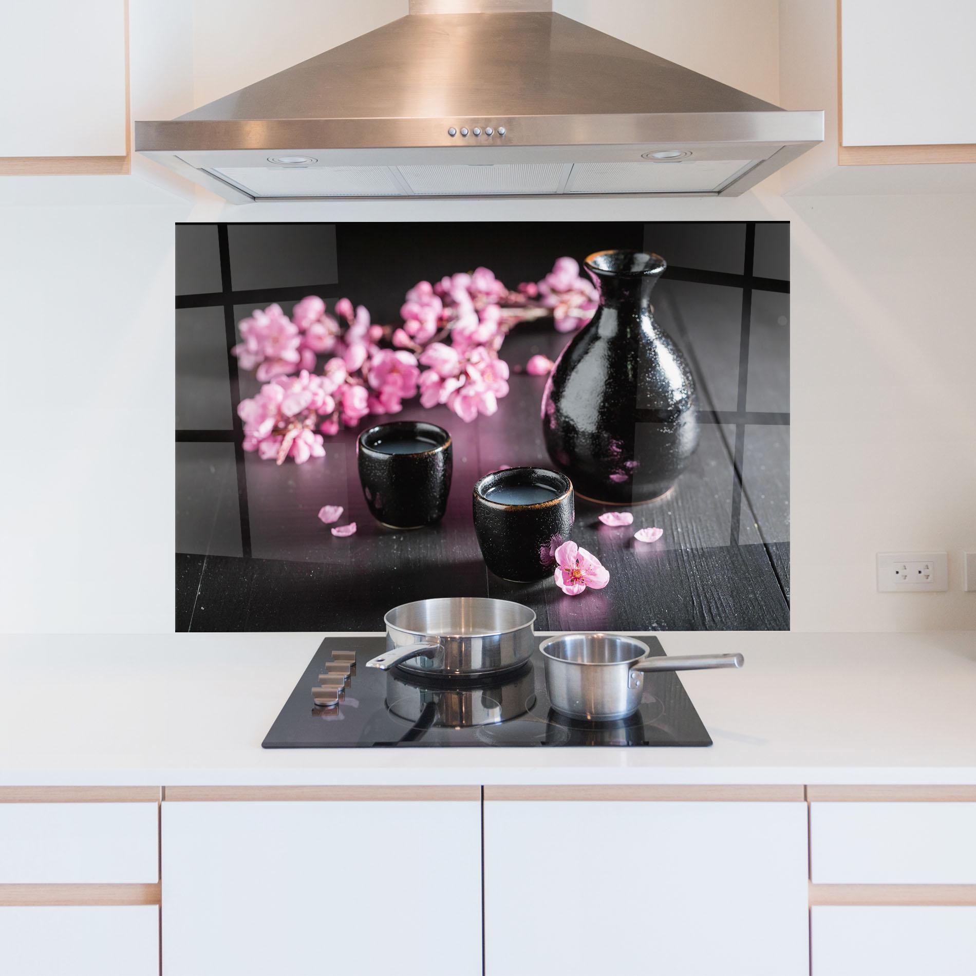 Panou Sticla Bucatarie Pink Drink Cup mockup 5