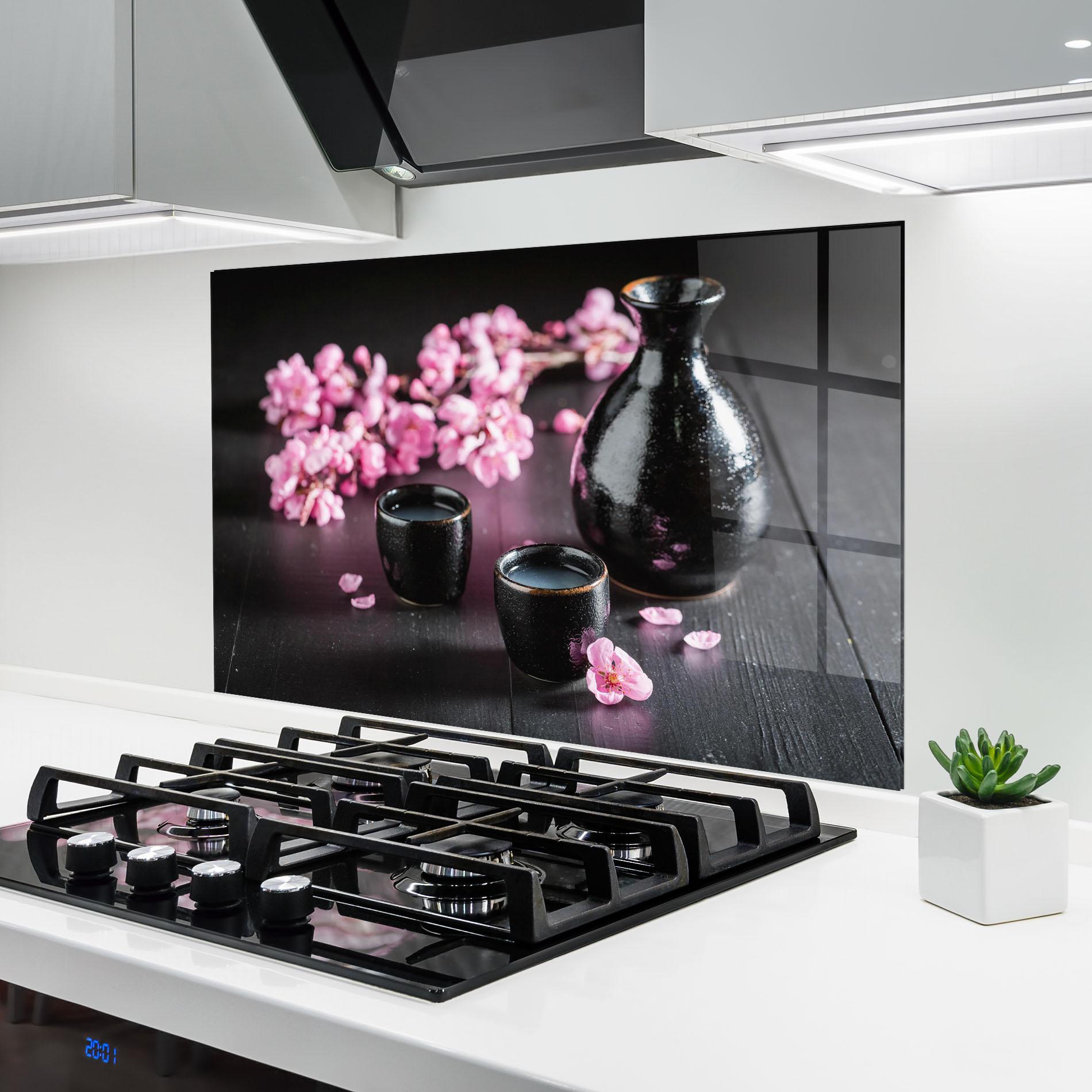 Panou Sticla Bucatarie Pink Drink Cup mockup 6