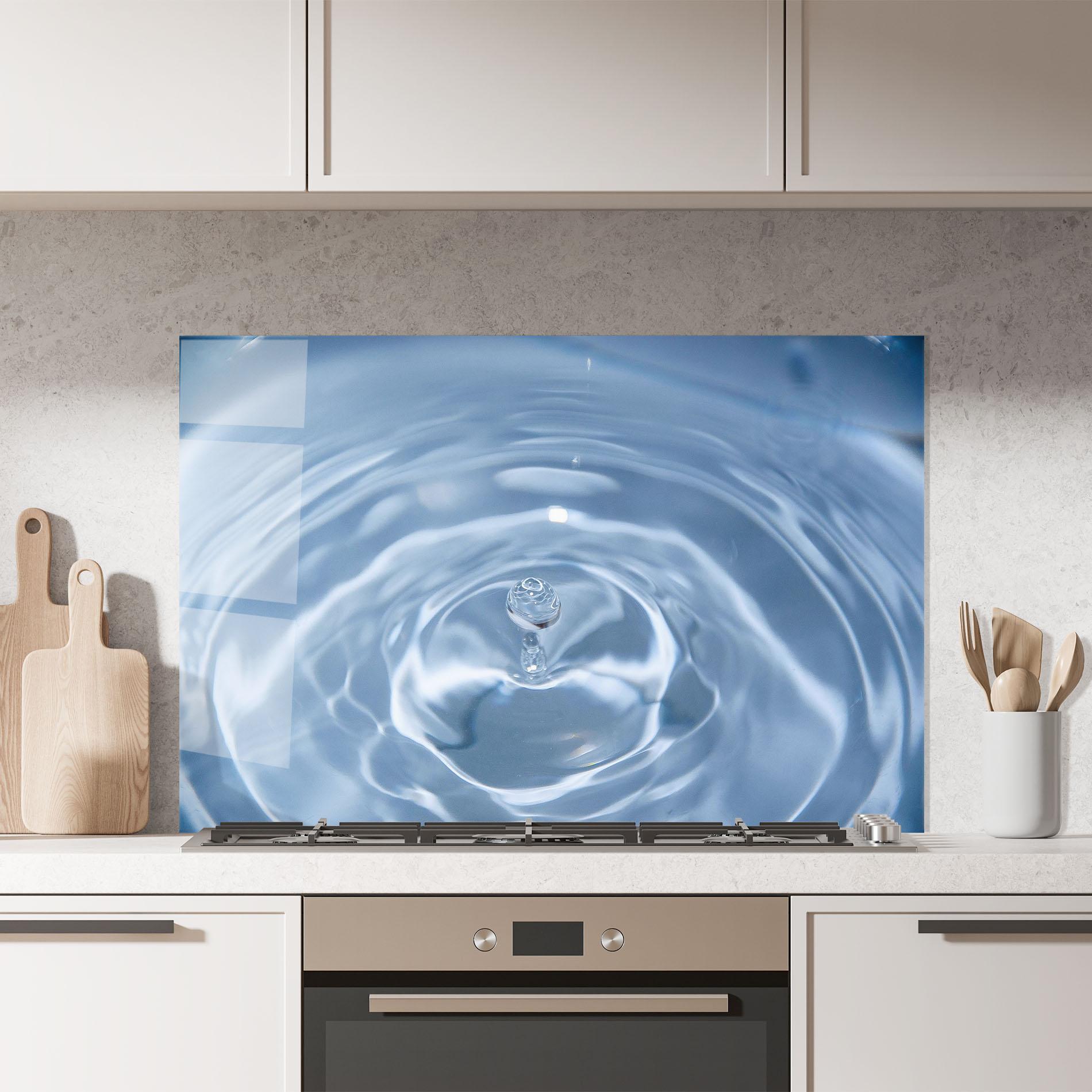 Panou Sticla Bucatarie Clean Water mockup 7