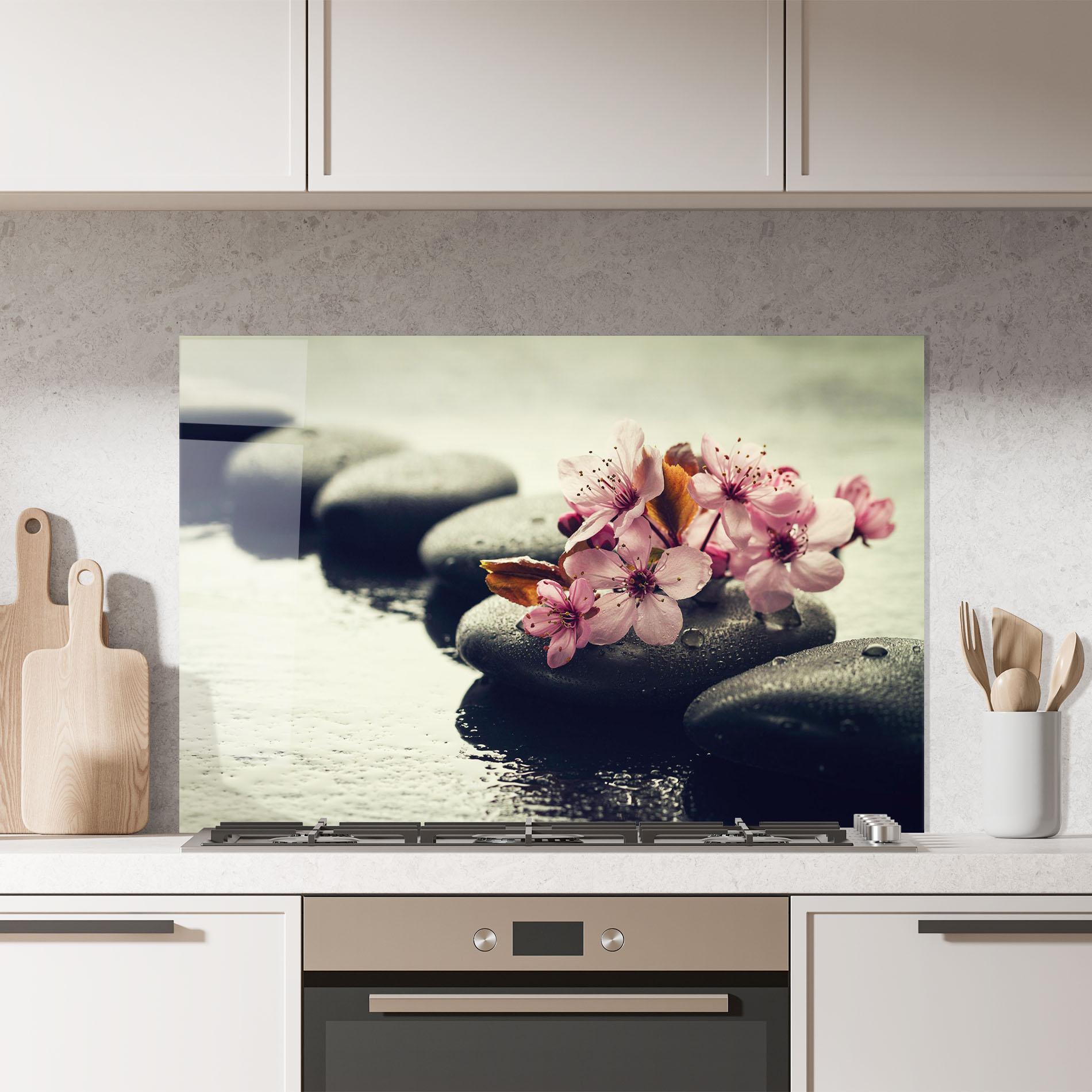 Panou Sticla Bucatarie Hot Spa Flowers mockup 7