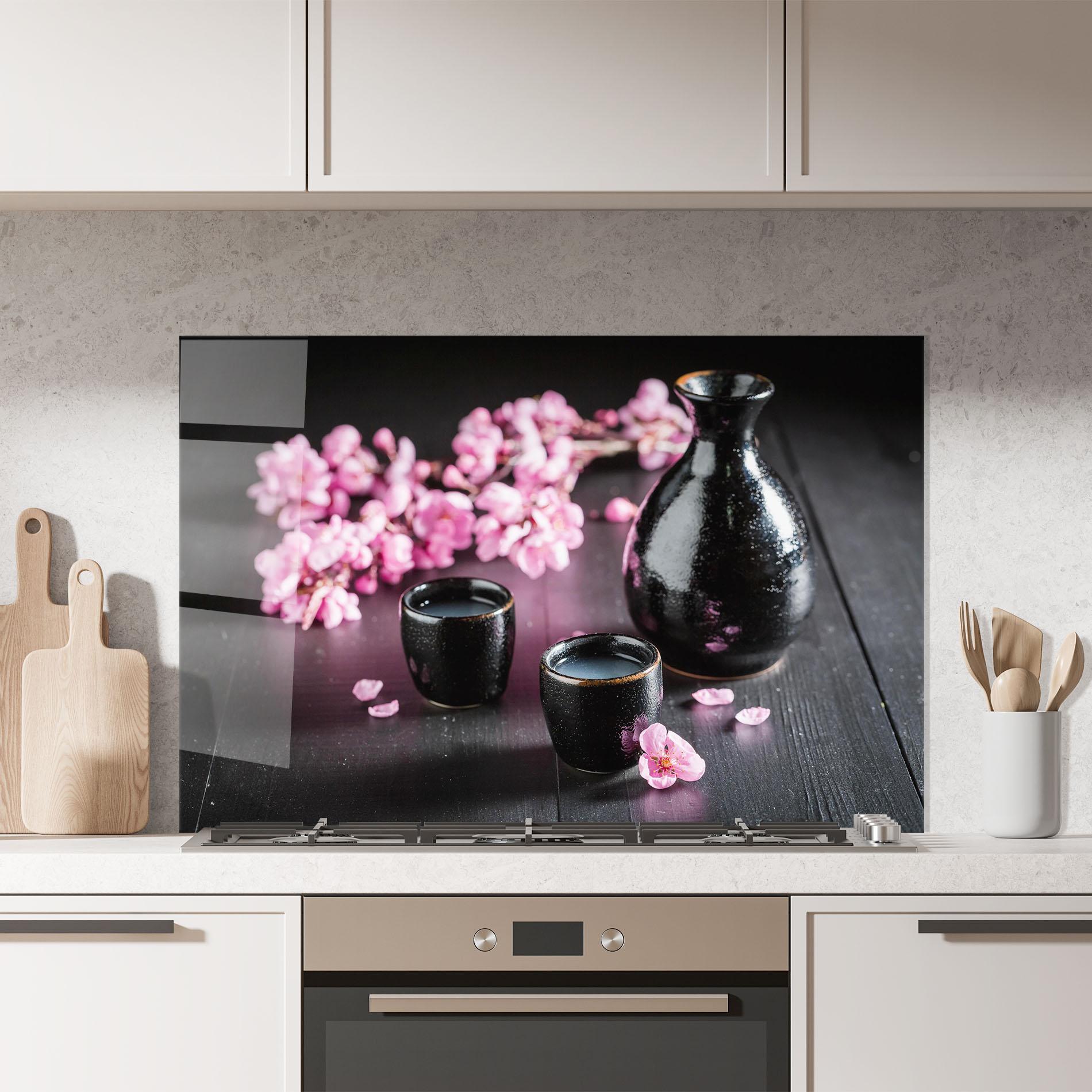 Panou Sticla Bucatarie Pink Drink Cup mockup 7