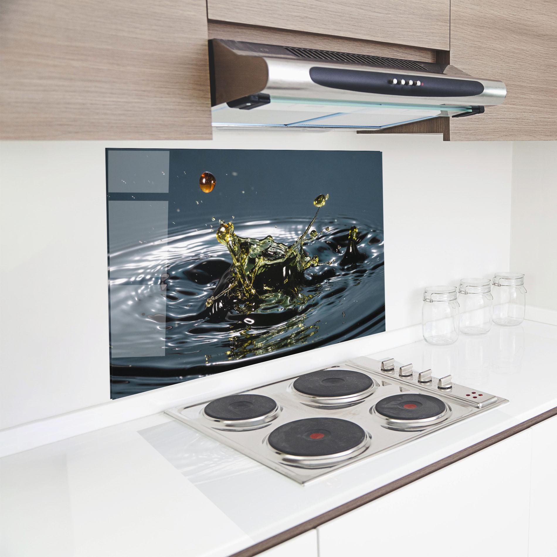 Panou Sticla Bucatarie Beautiful Life Water mockup 8