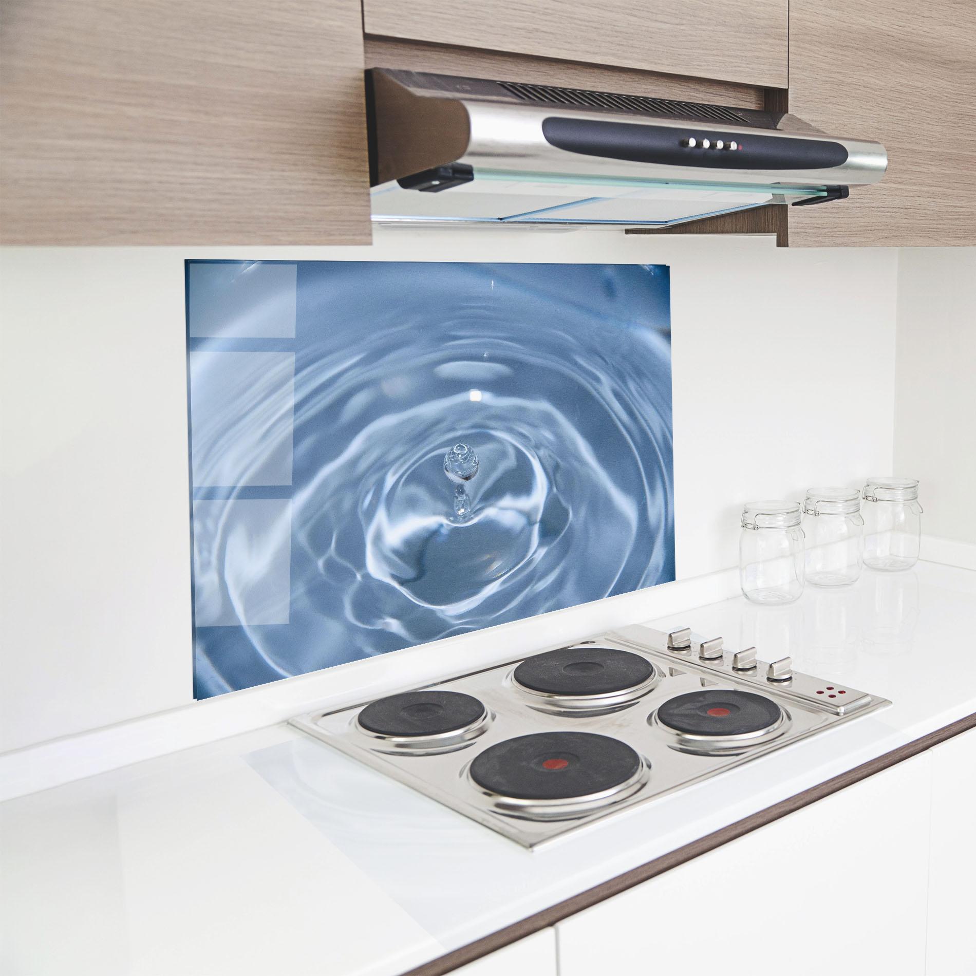 Panou Sticla Bucatarie Clean Water mockup 8