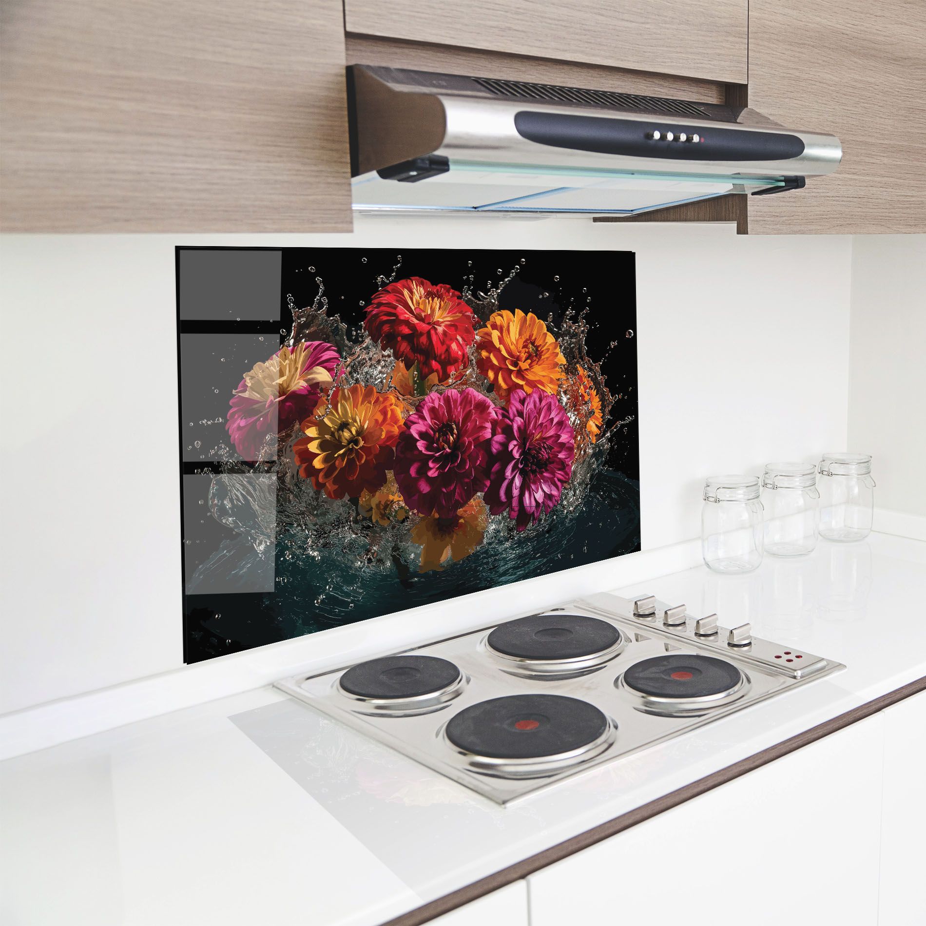 Flower Water Splash mockup 8