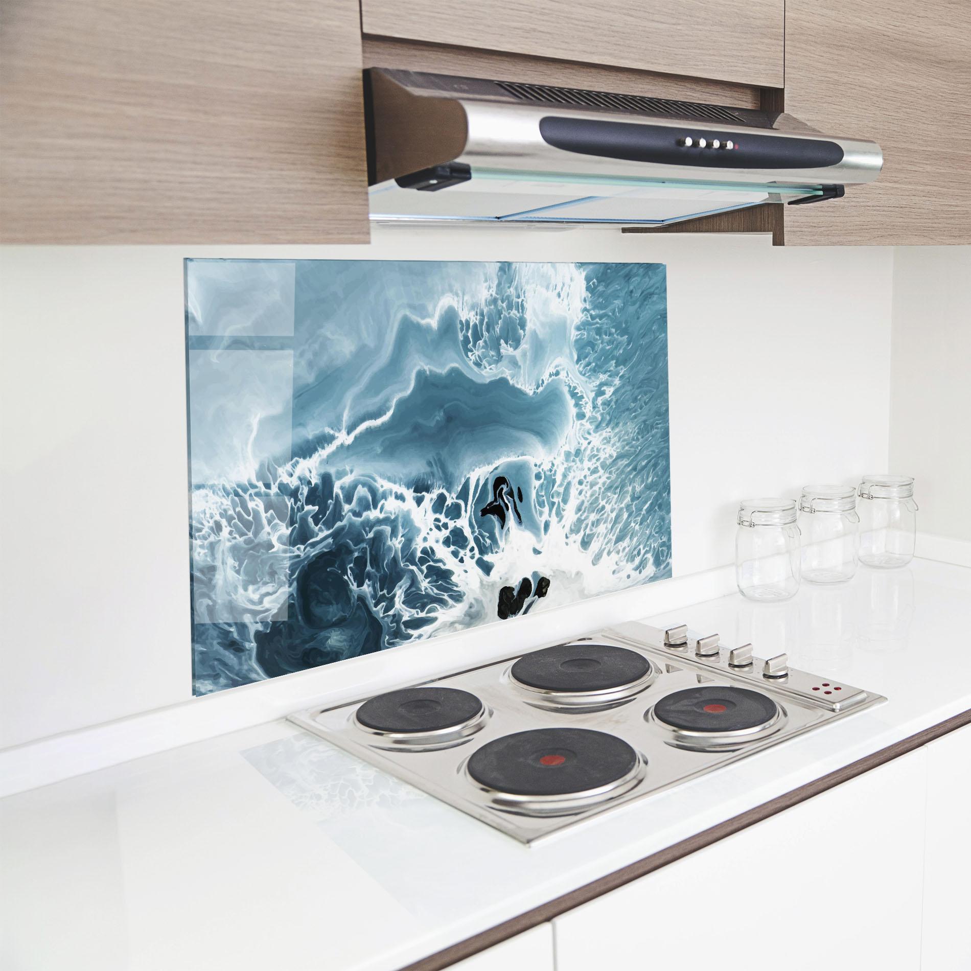 Panou Sticla Bucatarie Light Blue Ocean mockup 8