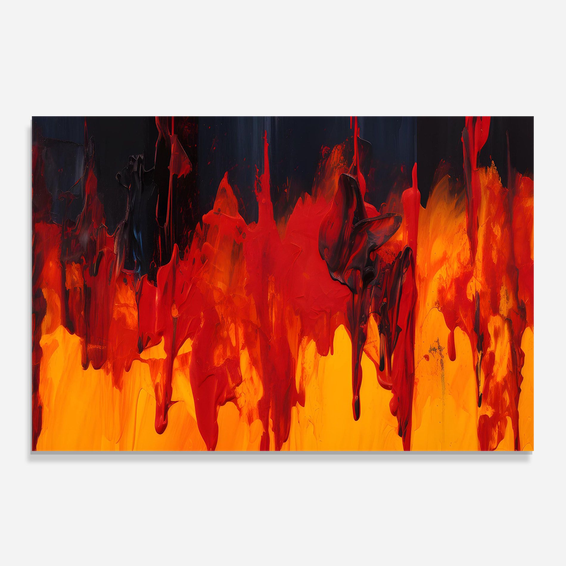 Colorful Fire Art mockup 0