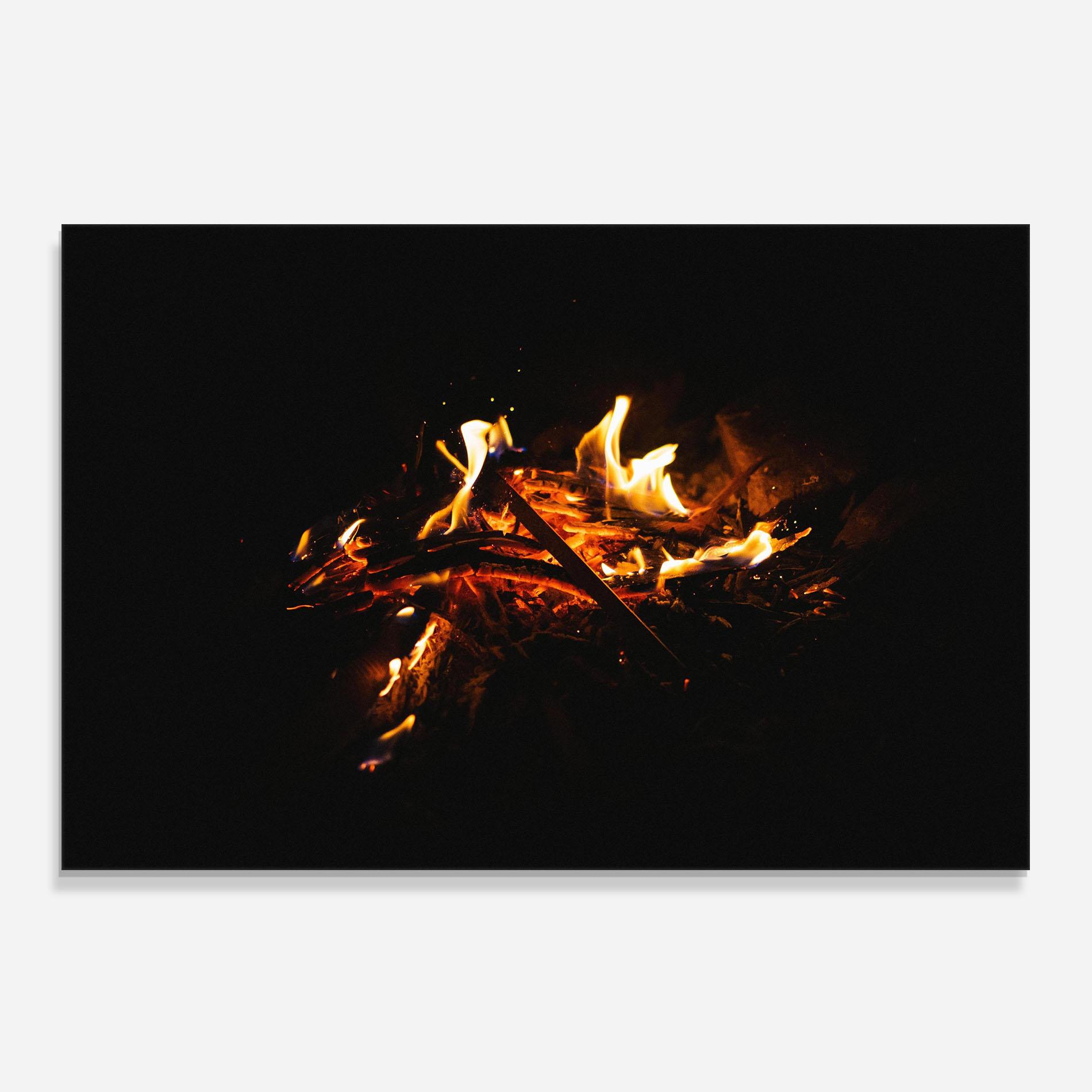 Panou Sticla Bucatarie Fiery Blaze mockup 0