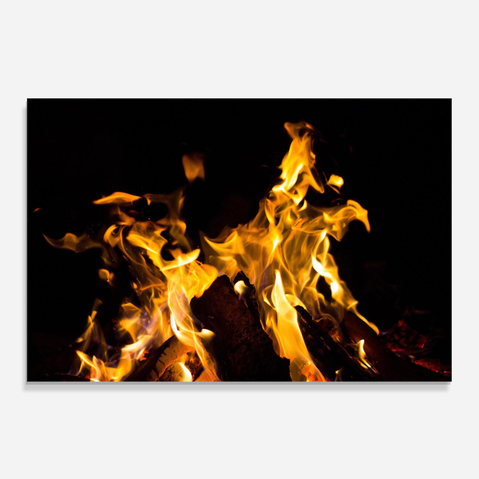 Panou Sticla Bucatarie Fire Dance mockup 0