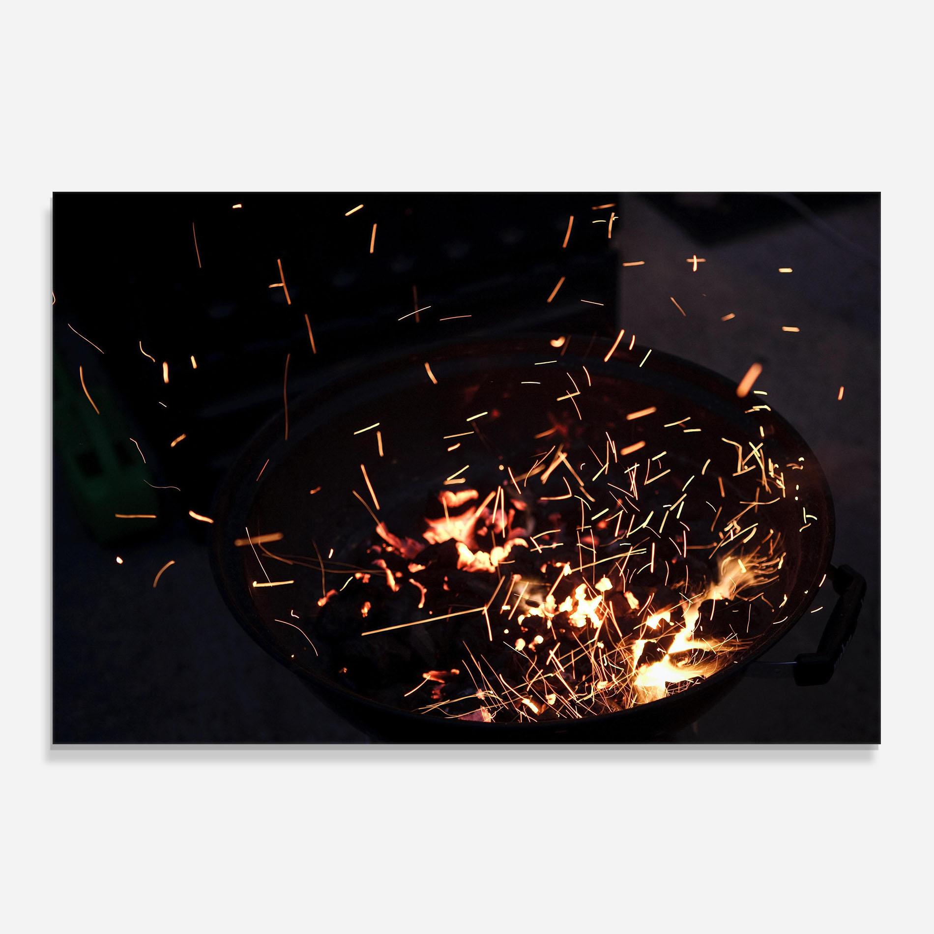Panou Sticla Bucatarie Fire Little Lights mockup 0