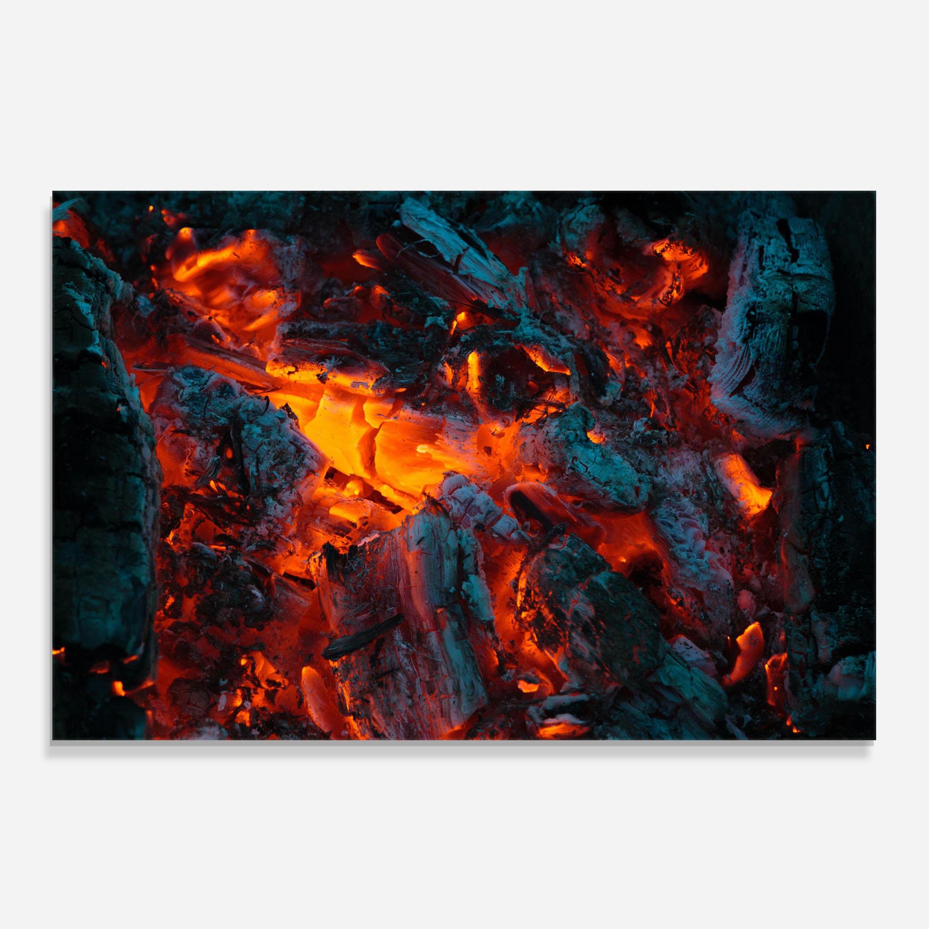 Panou Sticla Bucatarie Wild Fire mockup 0