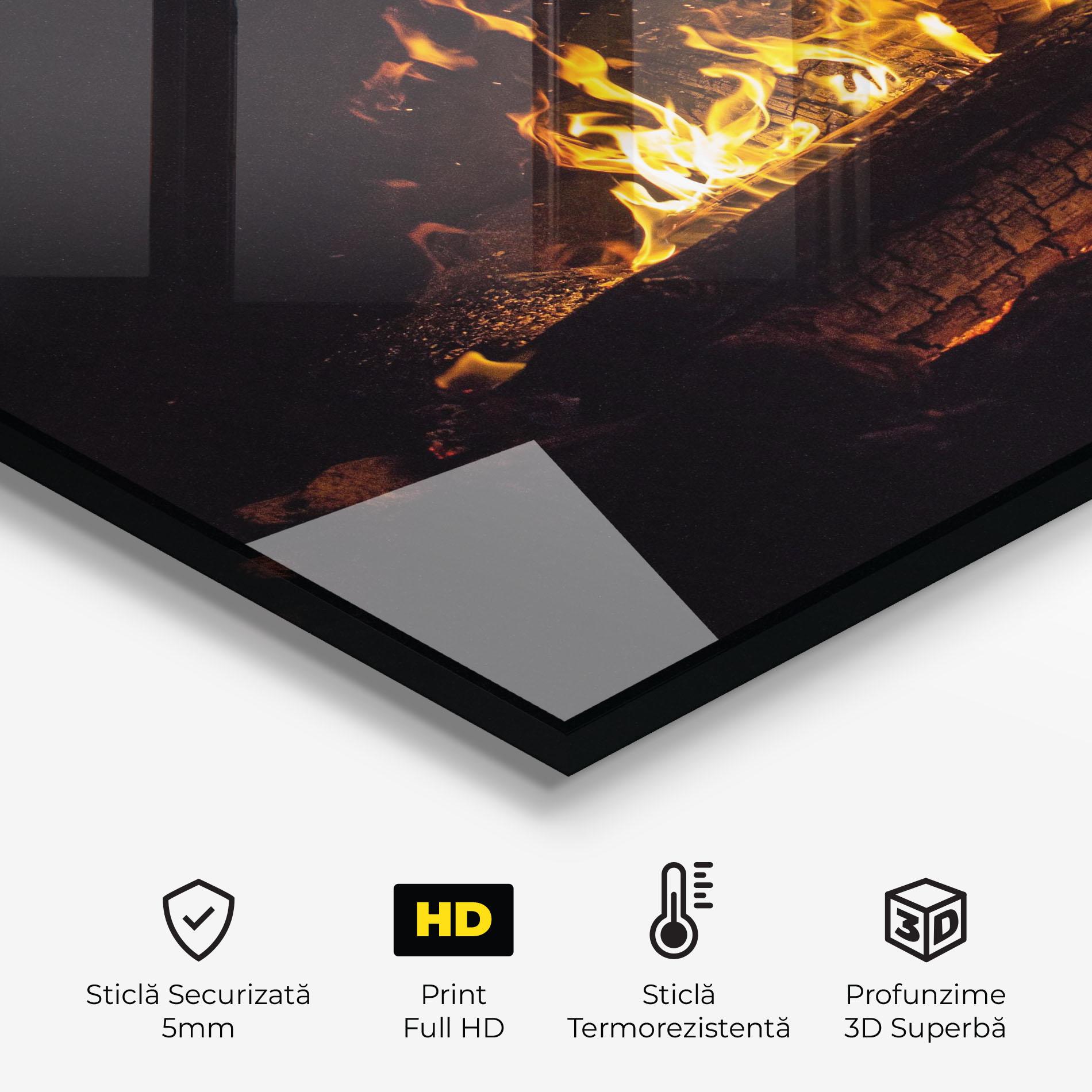 Panou Sticla Bucatarie Fire Wood mockup 2