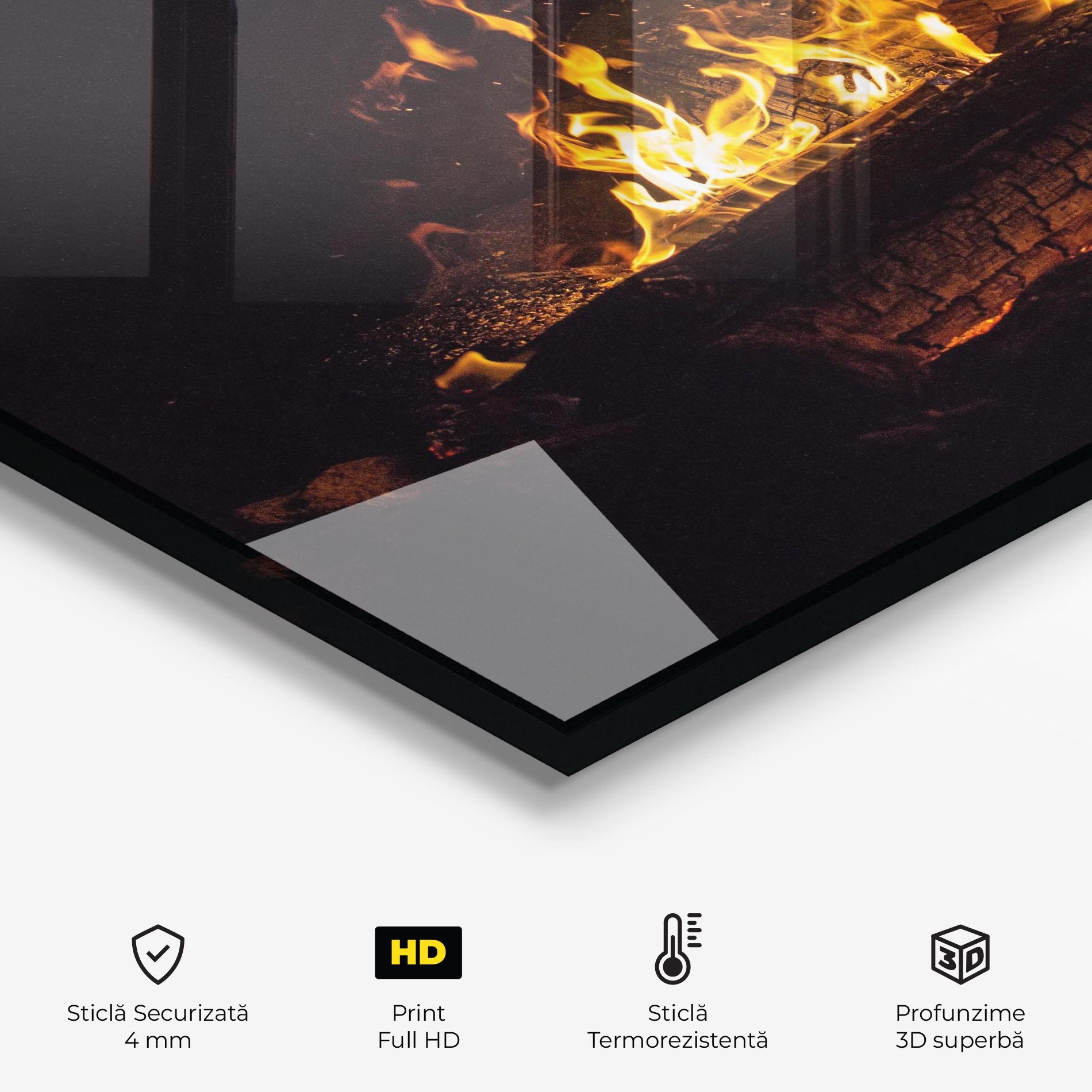 Panou Sticla Bucatarie Fire Wood mockup 2