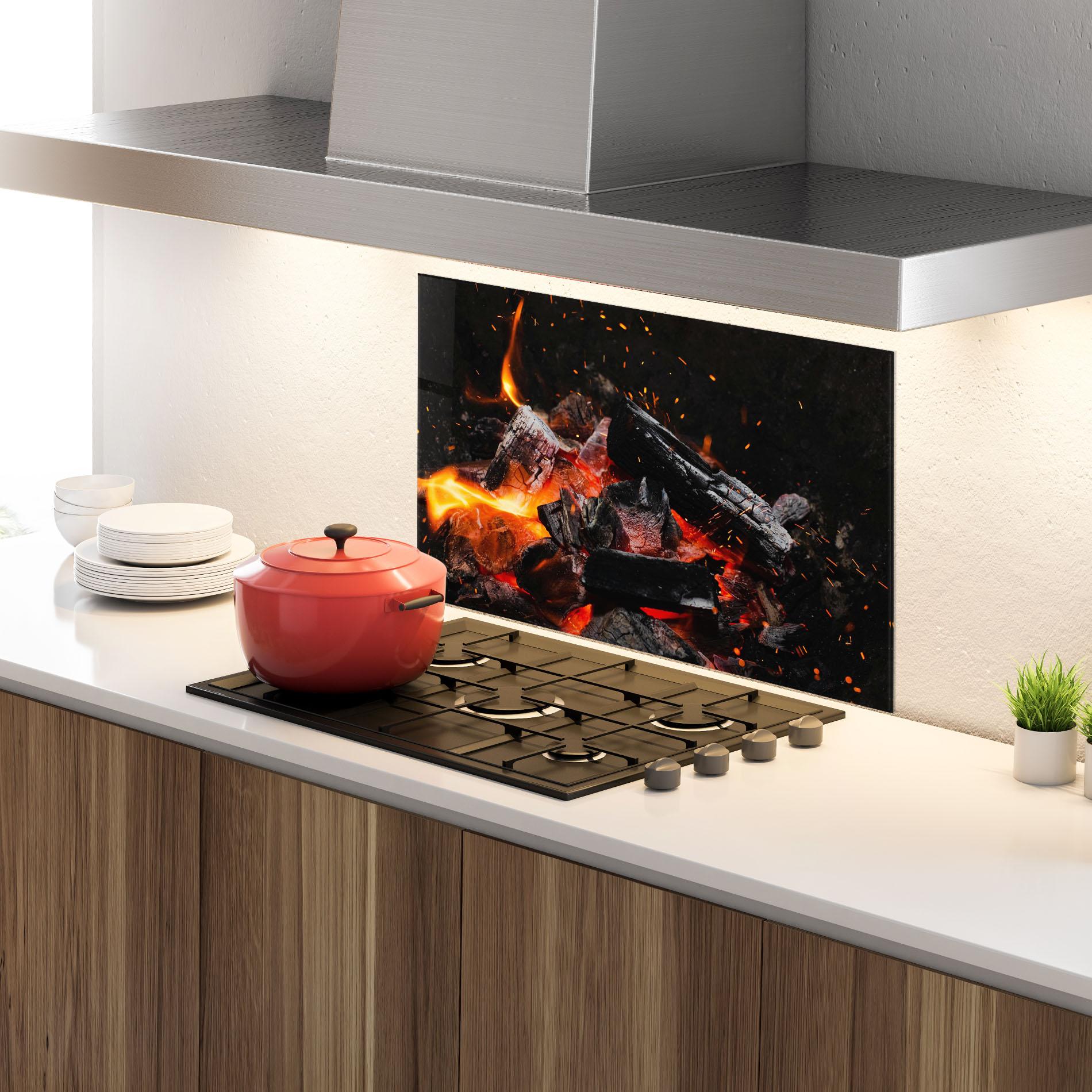 Panou Sticla Bucatarie Inferno Scorch mockup 4