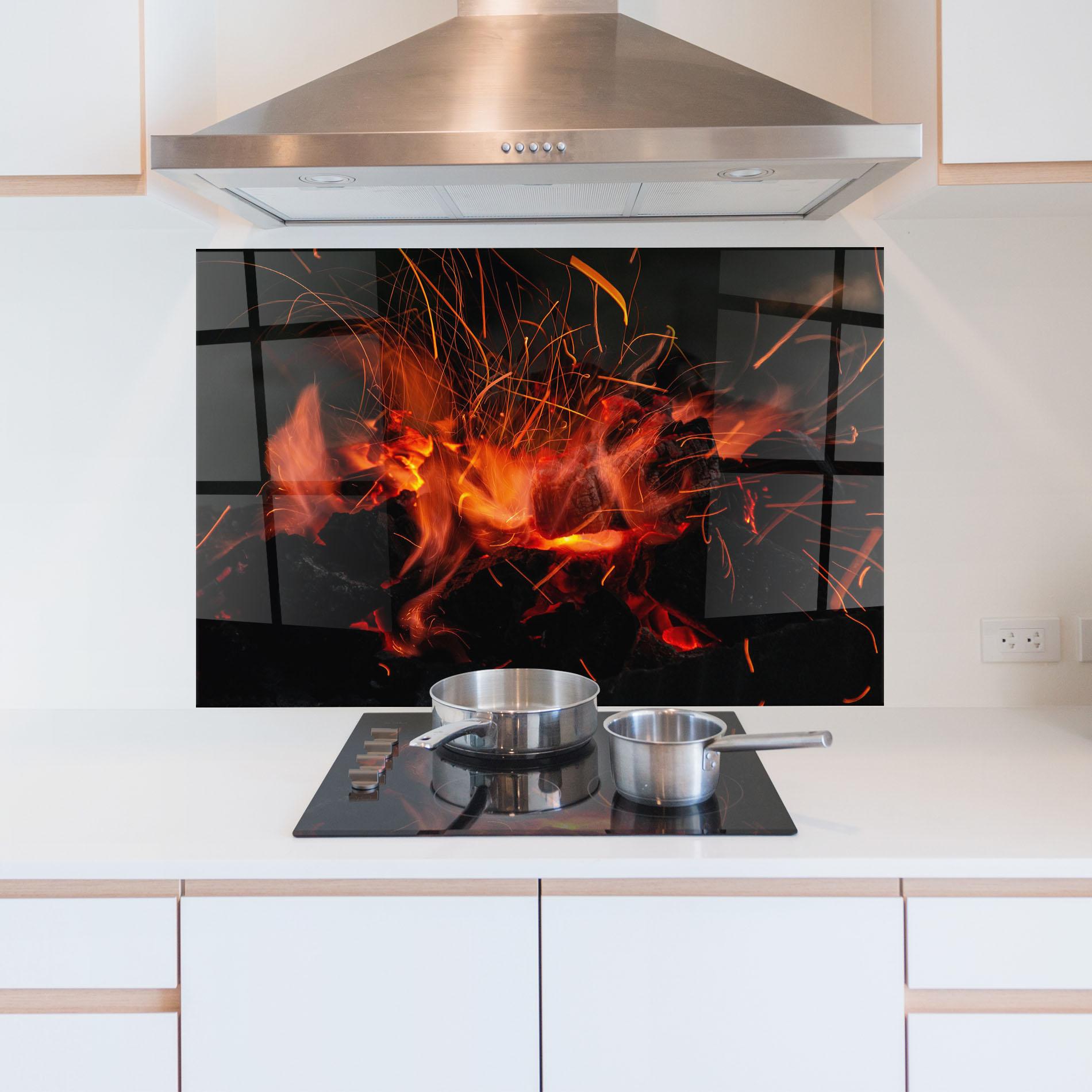 Panou Sticla Bucatarie Glow Fusion mockup 5