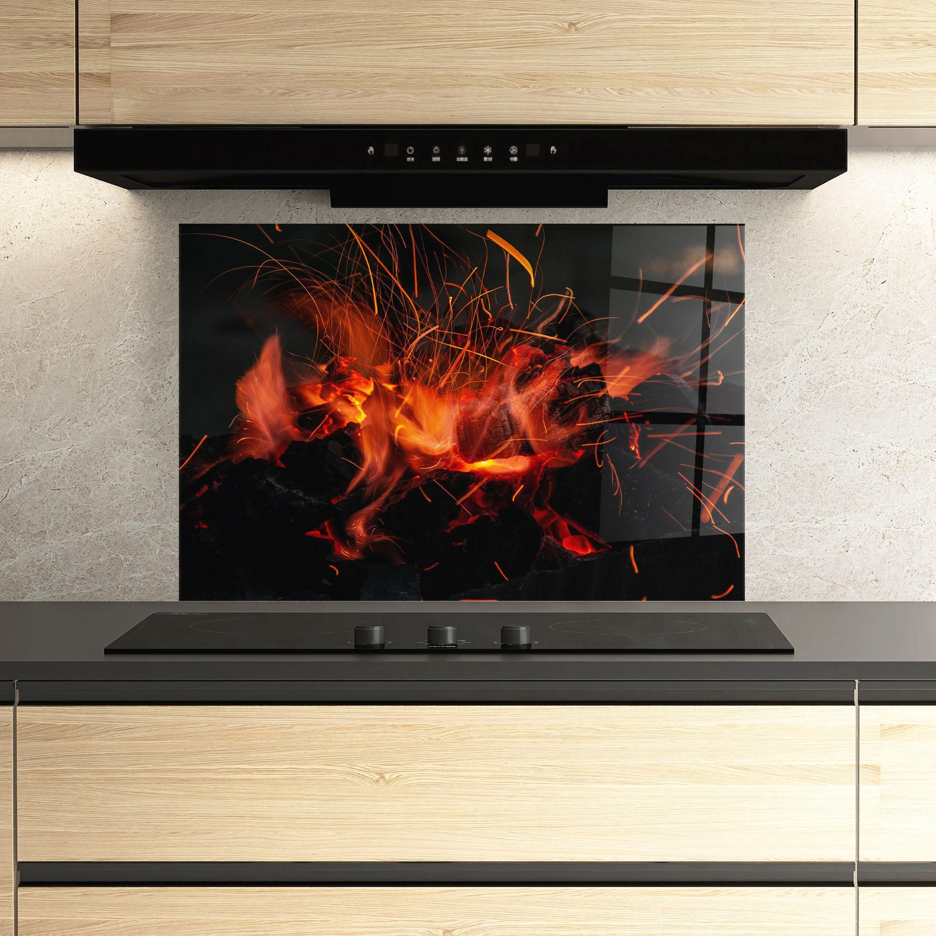 Panou Sticla Bucatarie Glow Fusion mockup 3