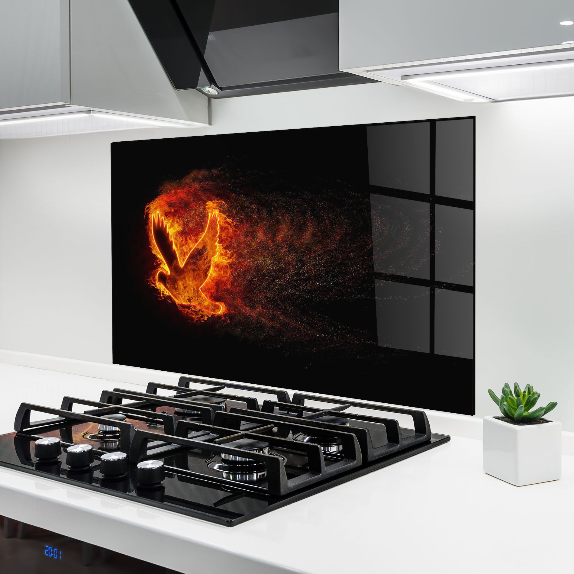 Flames Bird mockup 6